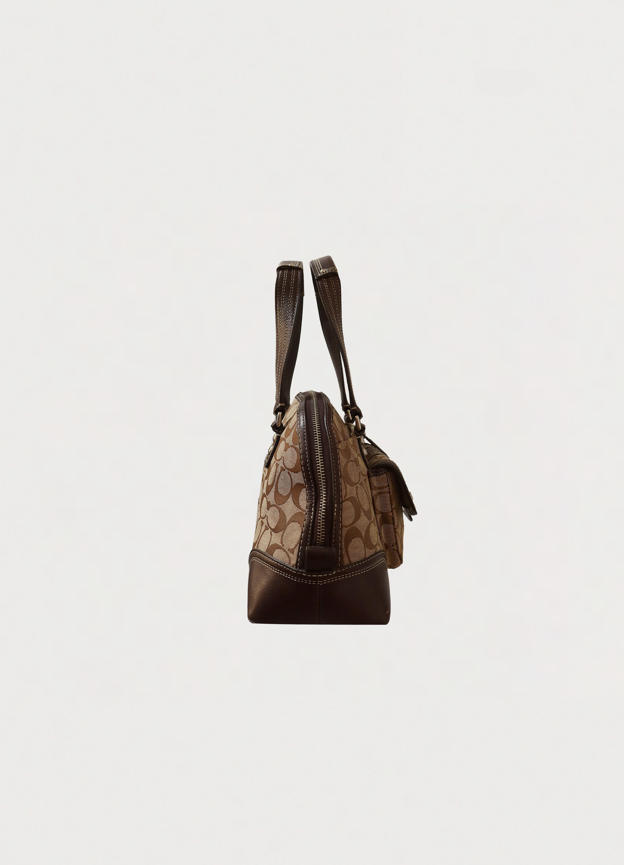 HAMPTONS SIGNATURE DOMED SATCHEL BAG