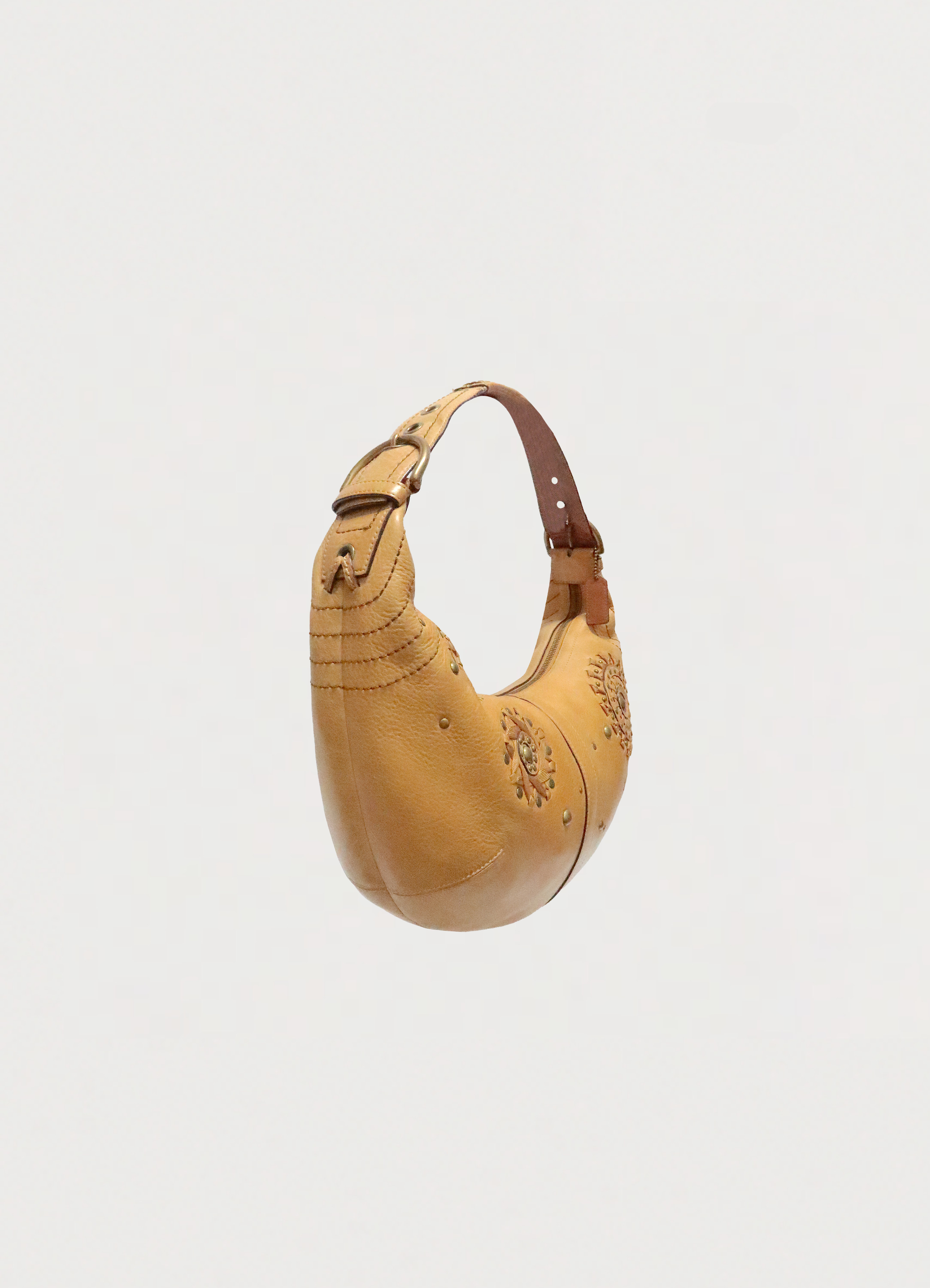 MIA STUDDED STARBURST HOBO SHOULDER BAG