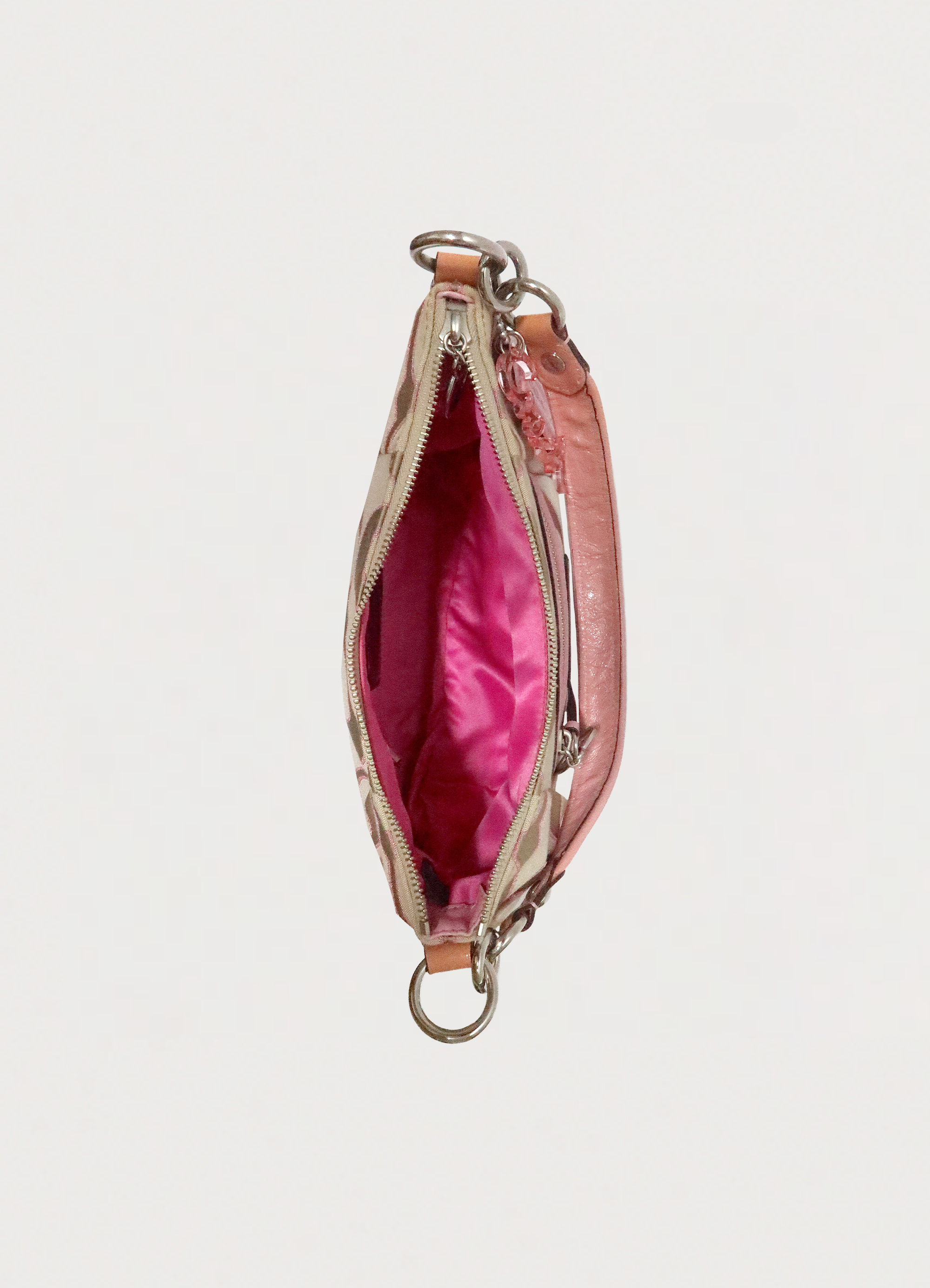 POPPY SIGNATURE SATIN LUREX GROOVY SHOULDER BAG