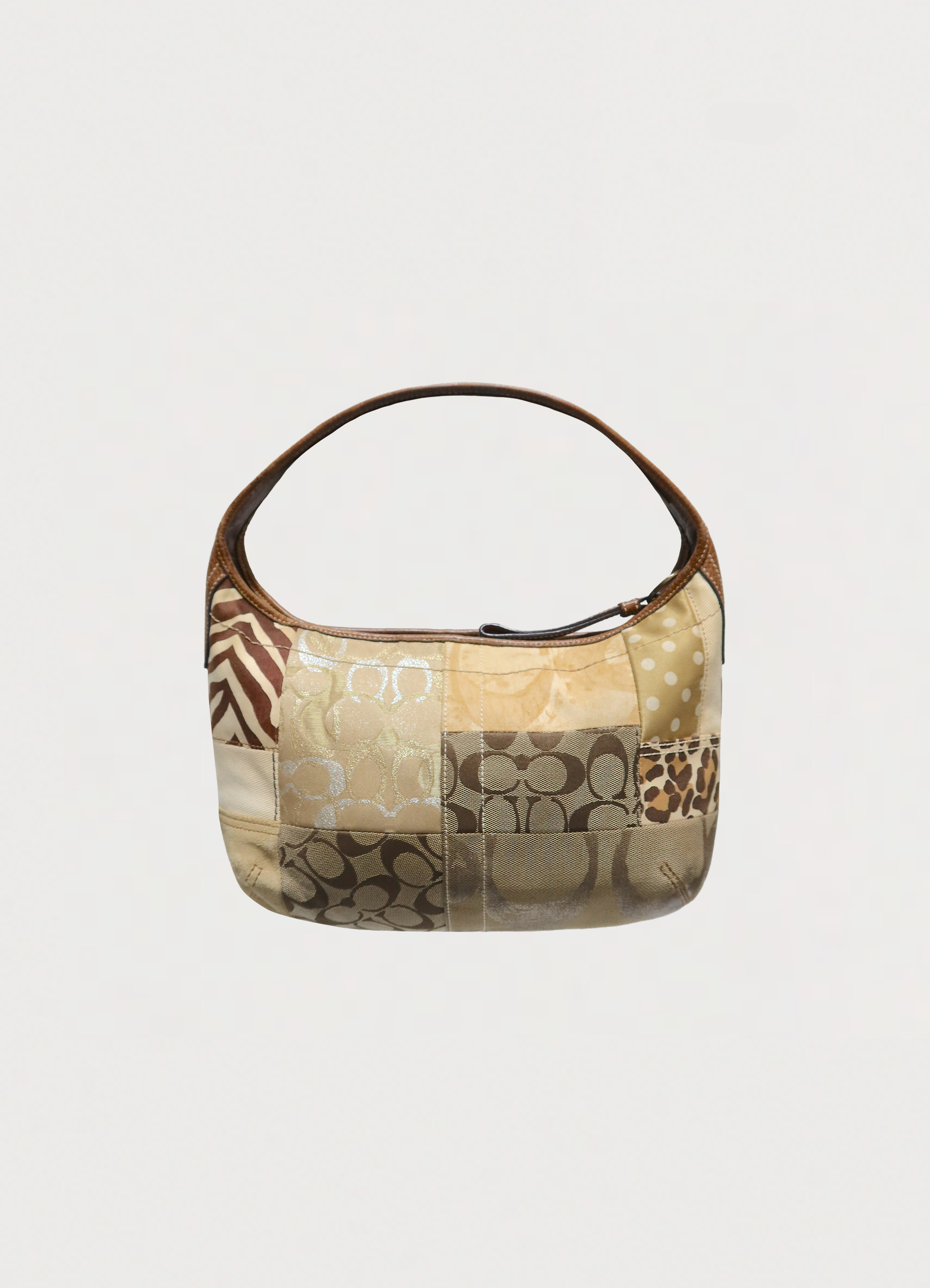 ERGO PATCHWORK HOBO SHOULDER BAG