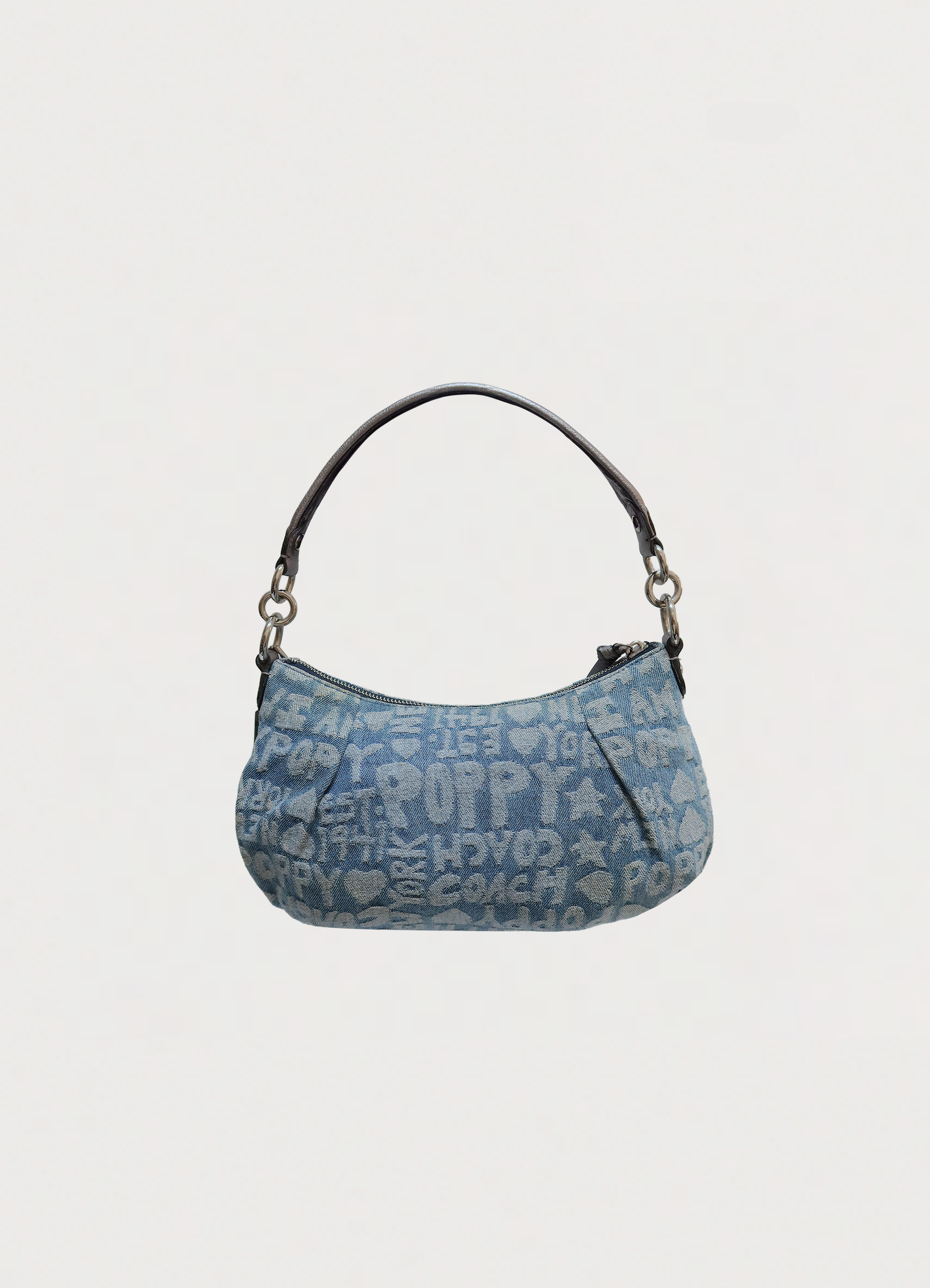 DENIM 2-WAY POPPY SHOULDER BAG