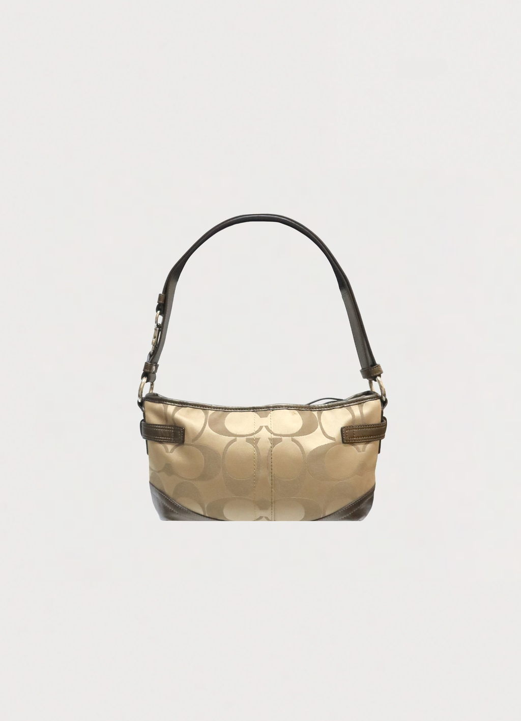 EAST WEST CHAIN DUFFLE CONVERTIBLE SHOULDER BAG