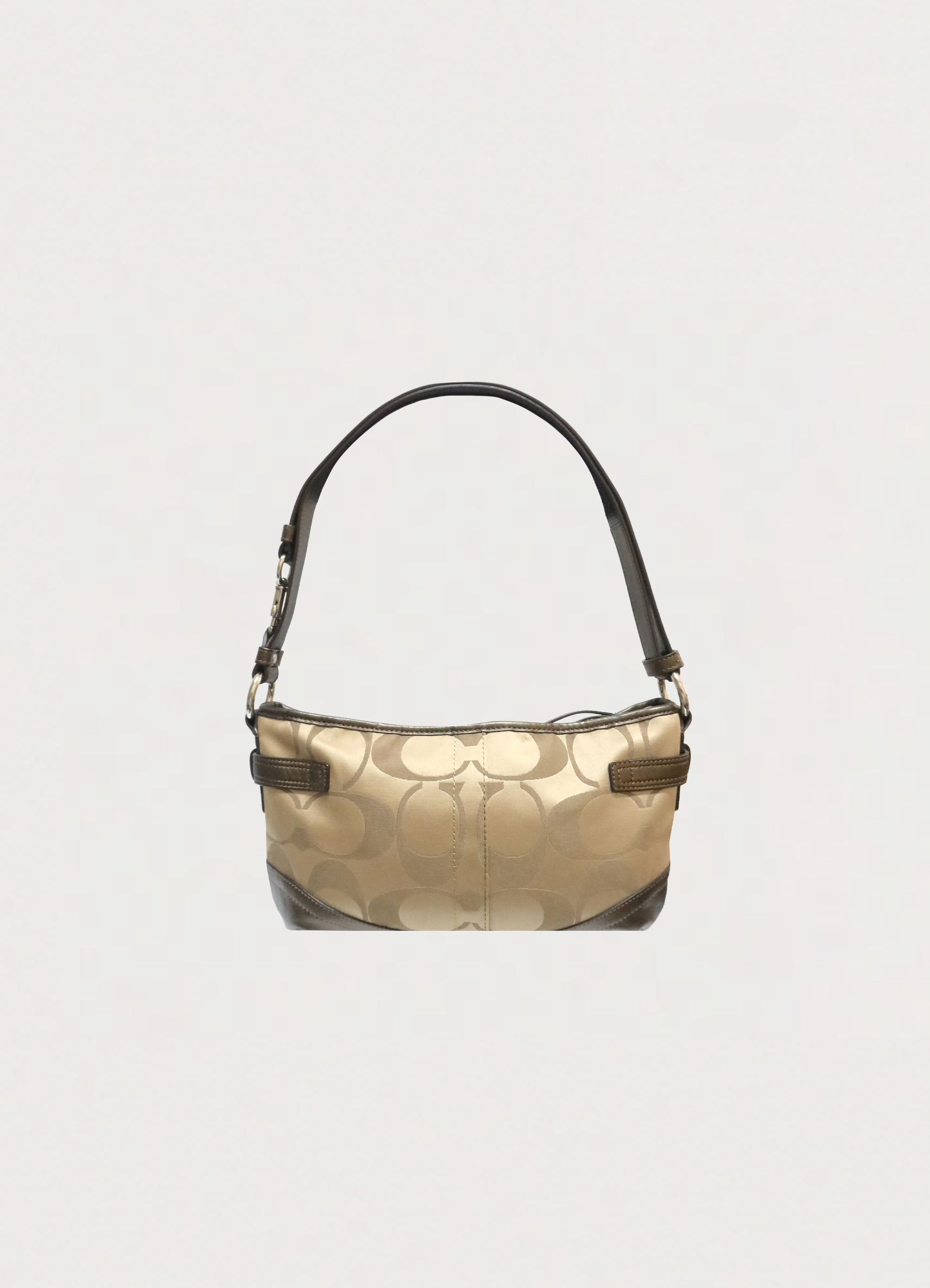 EAST WEST CHAIN DUFFLE CONVERTIBLE SHOULDER BAG