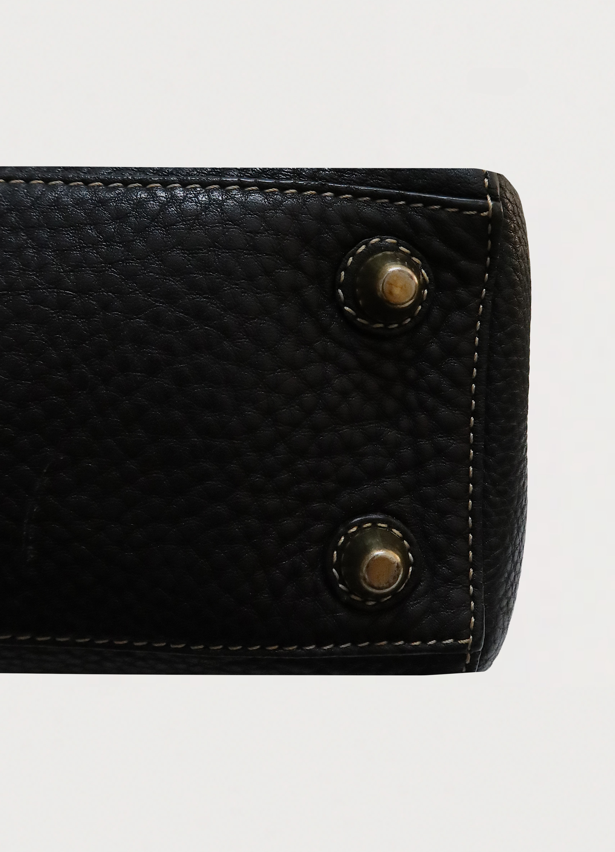 HAMPTONS LEATHER CARRYALL SATCHEL BAG