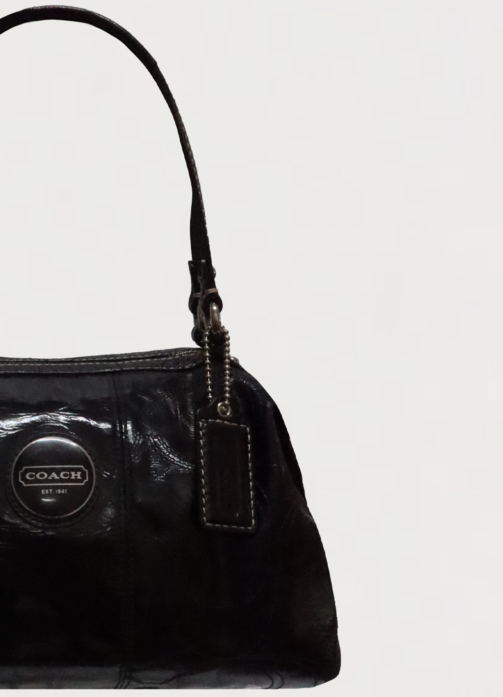SIGNATURE STITCH BOSTON SHOULDER BAG
