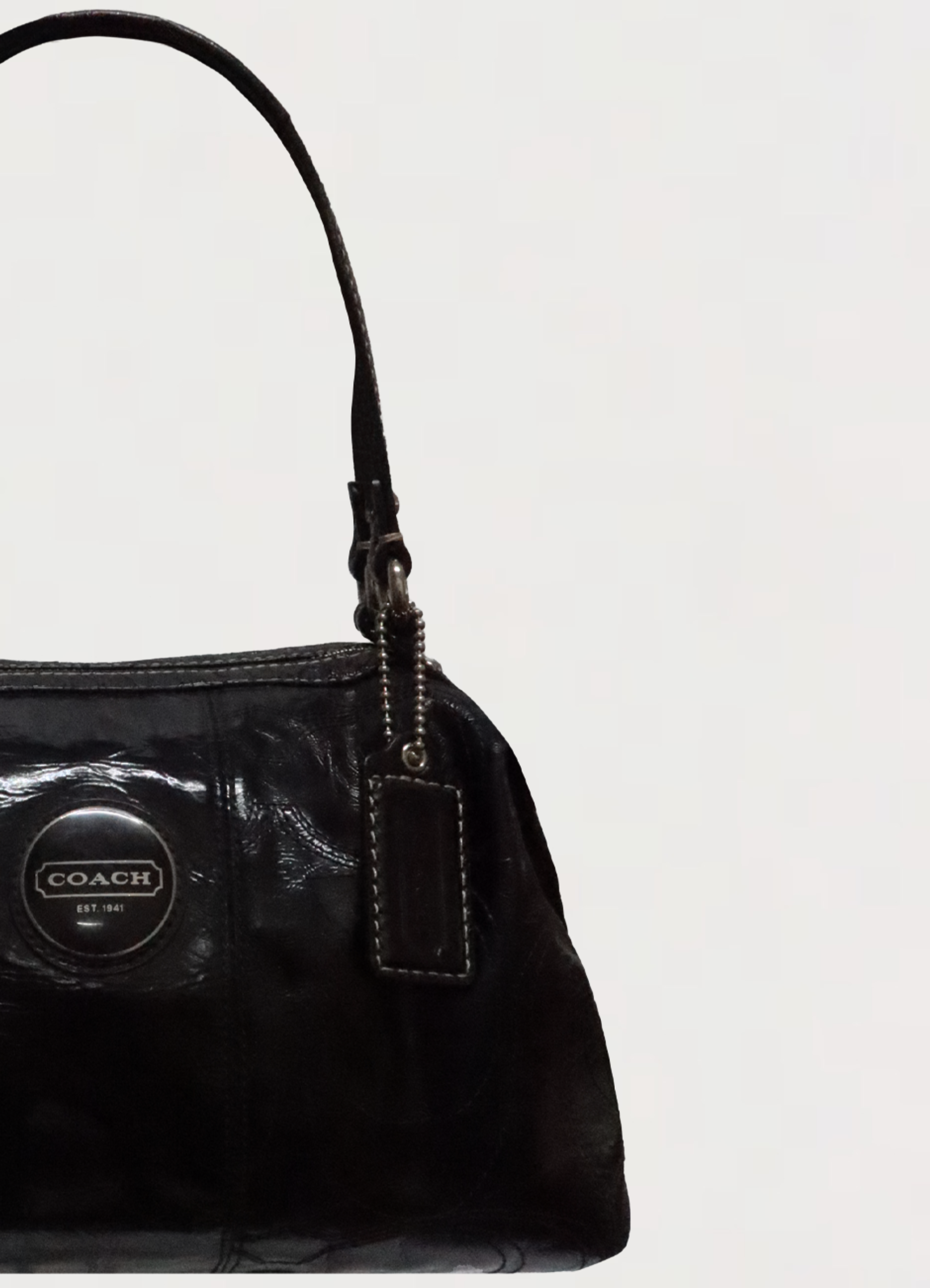 SIGNATURE STITCH BOSTON SHOULDER BAG
