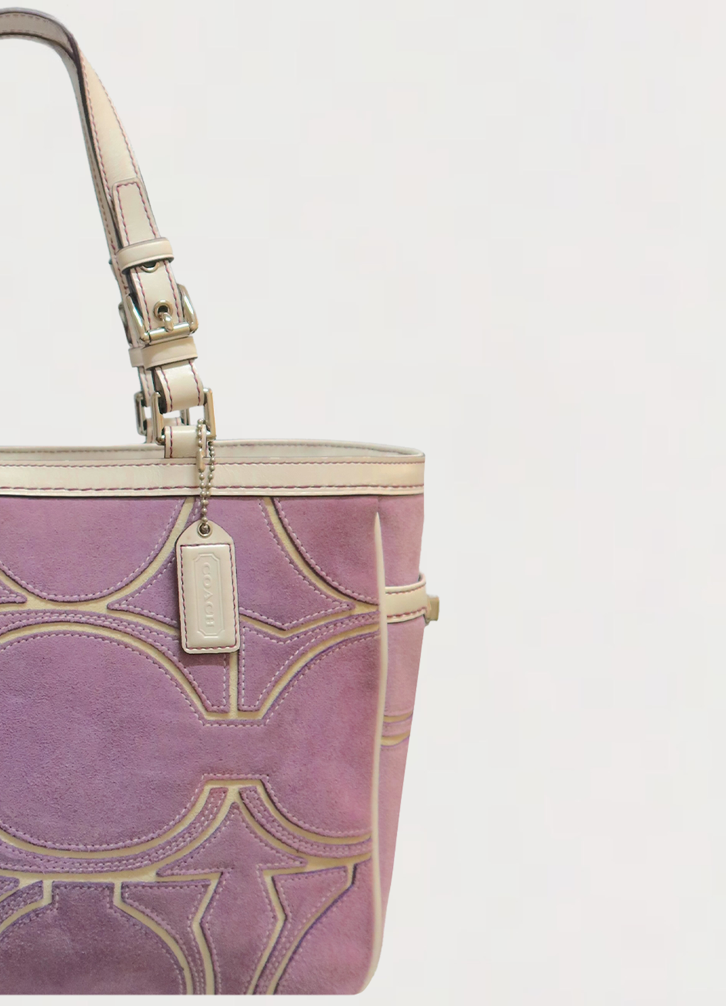HAMPTON GALLERY SUEDE TOTE BAG