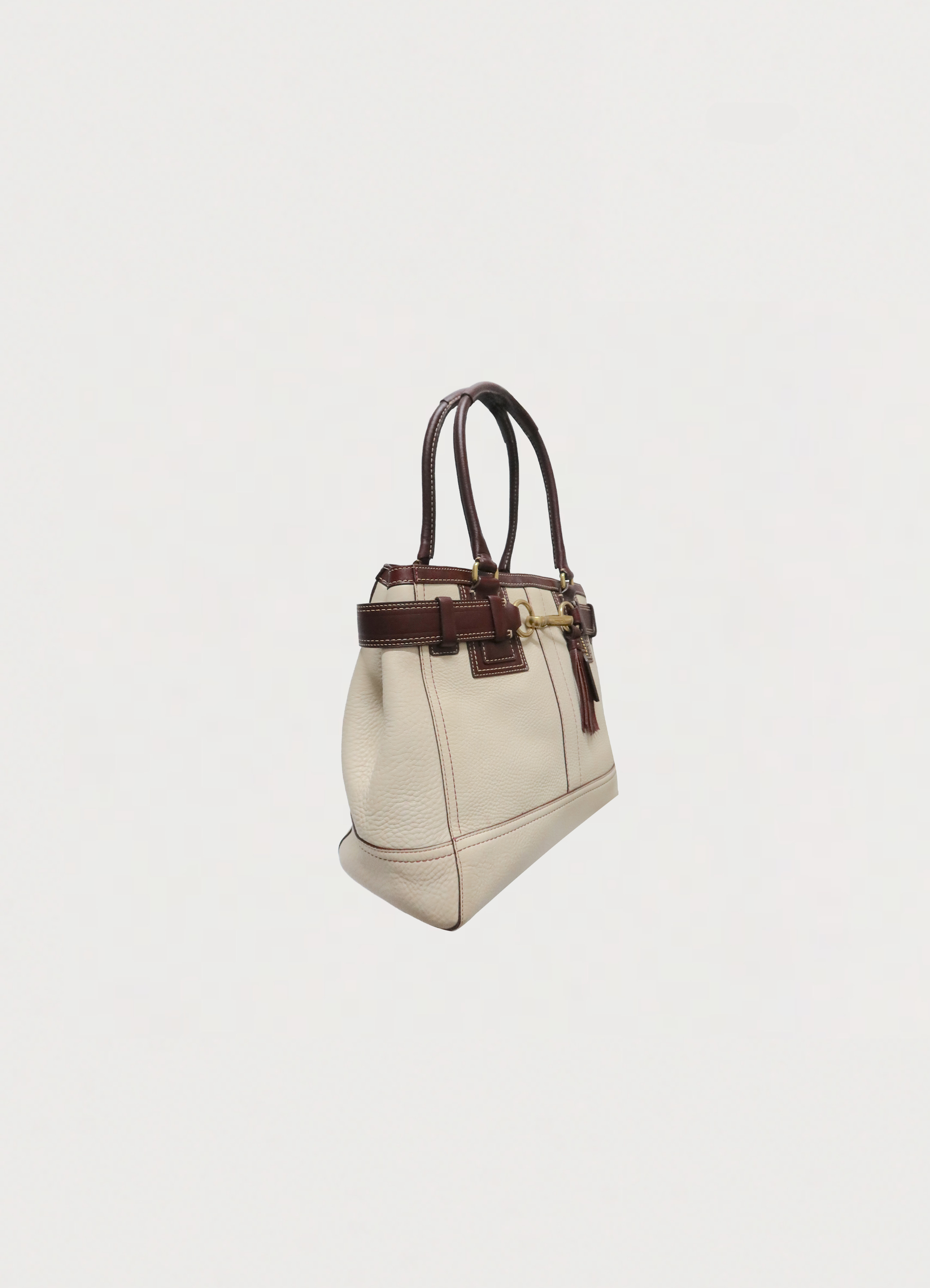 HAMPTONS LEATHER TOTE SHOULDER BAG