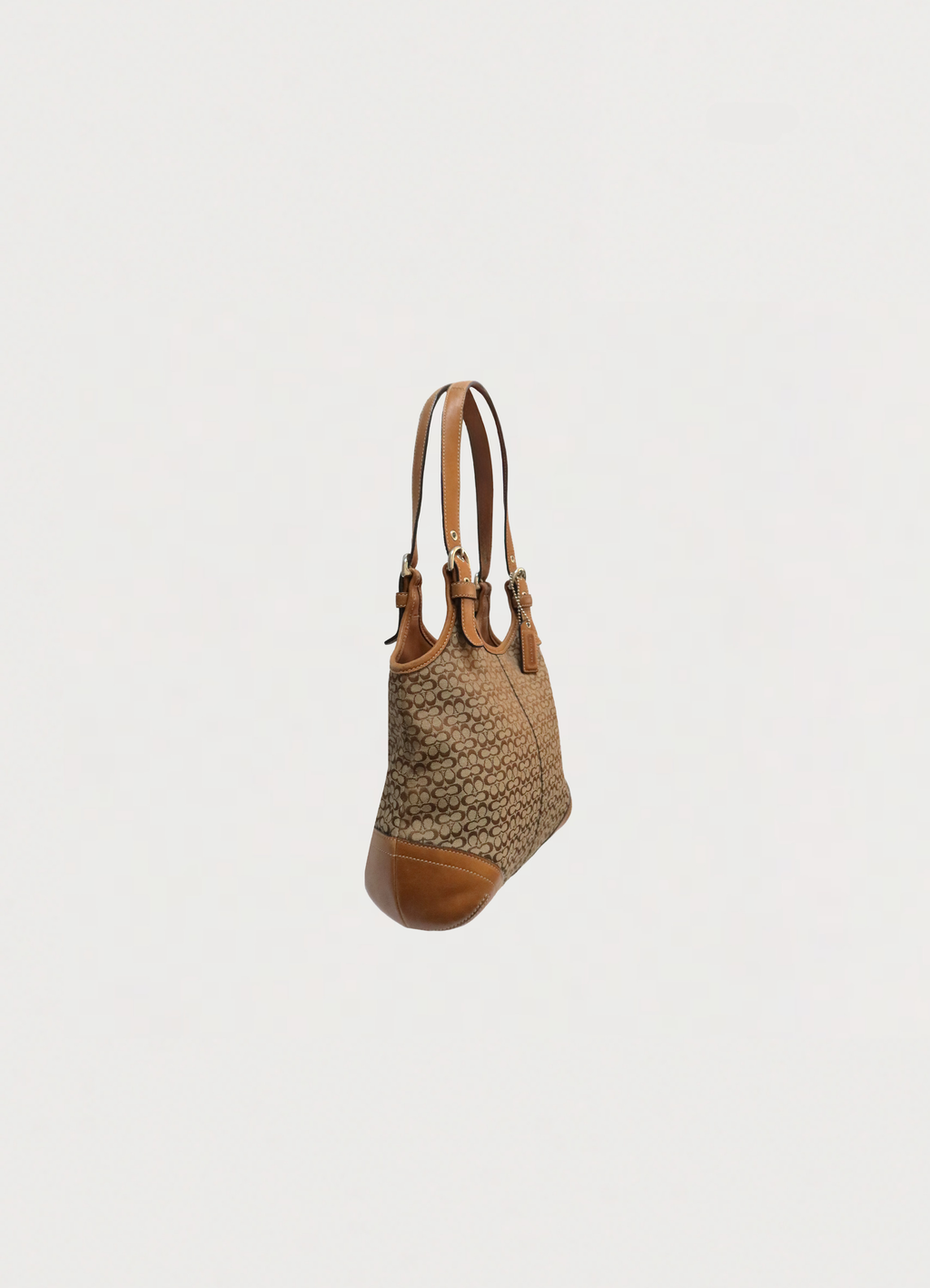 MINI C SIGNATURE SLIM HOBO BAG