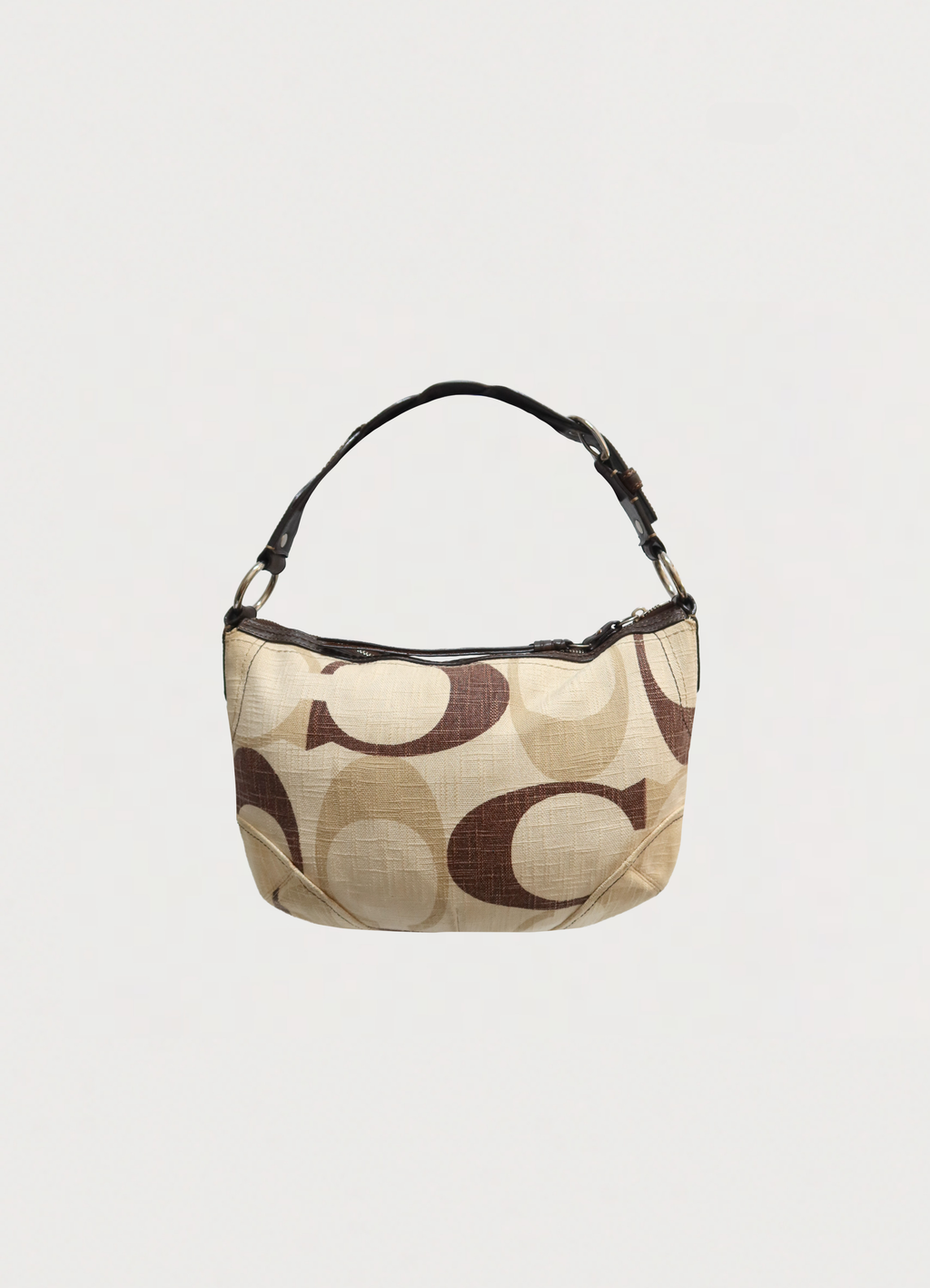 SIGNATURE CARLY TONAL HOBO BAG
