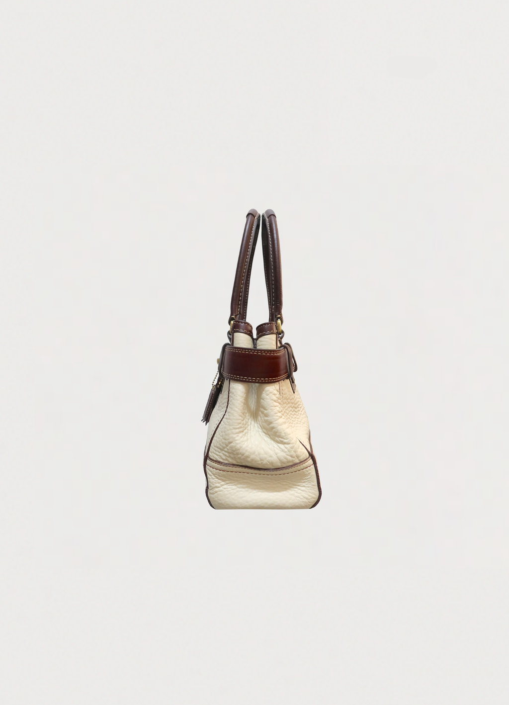 HAMPTONS LEATHER SATCHEL SHOULDER BAG
