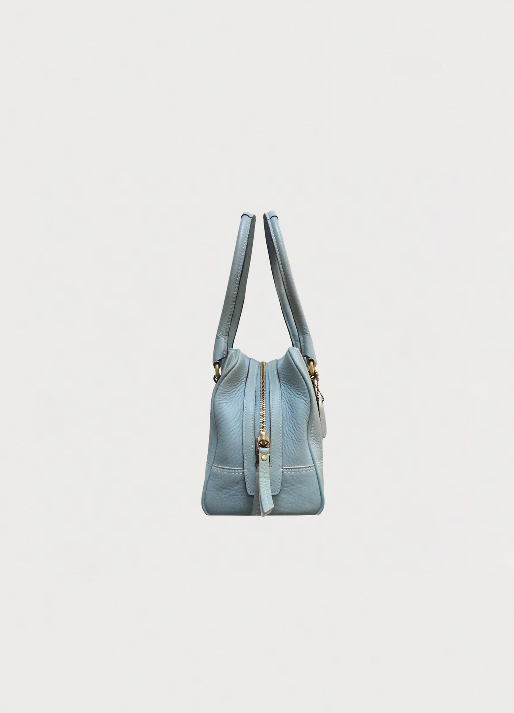 HAMPTONS PEBBLED LEATHER SATCHEL BAG