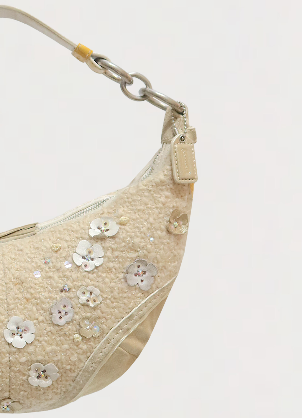 CHELSEA TWEED HOBO SHOULDER BAG