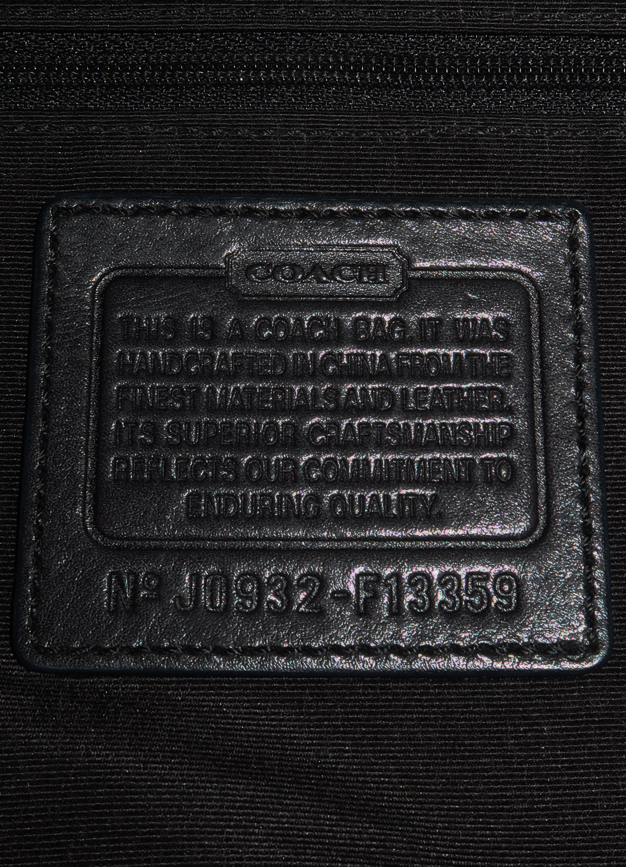 BLEECKER SIGNATURE CANVAS SHOULDER BAG