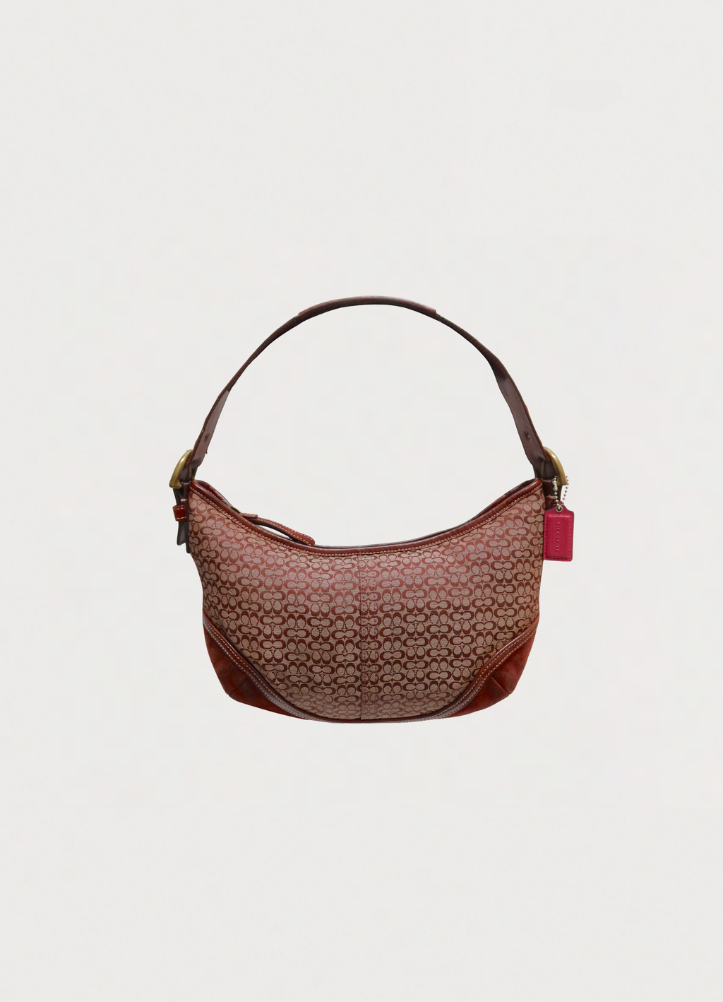 SIGNATURE SOHO HOBO SHOULDER BAG