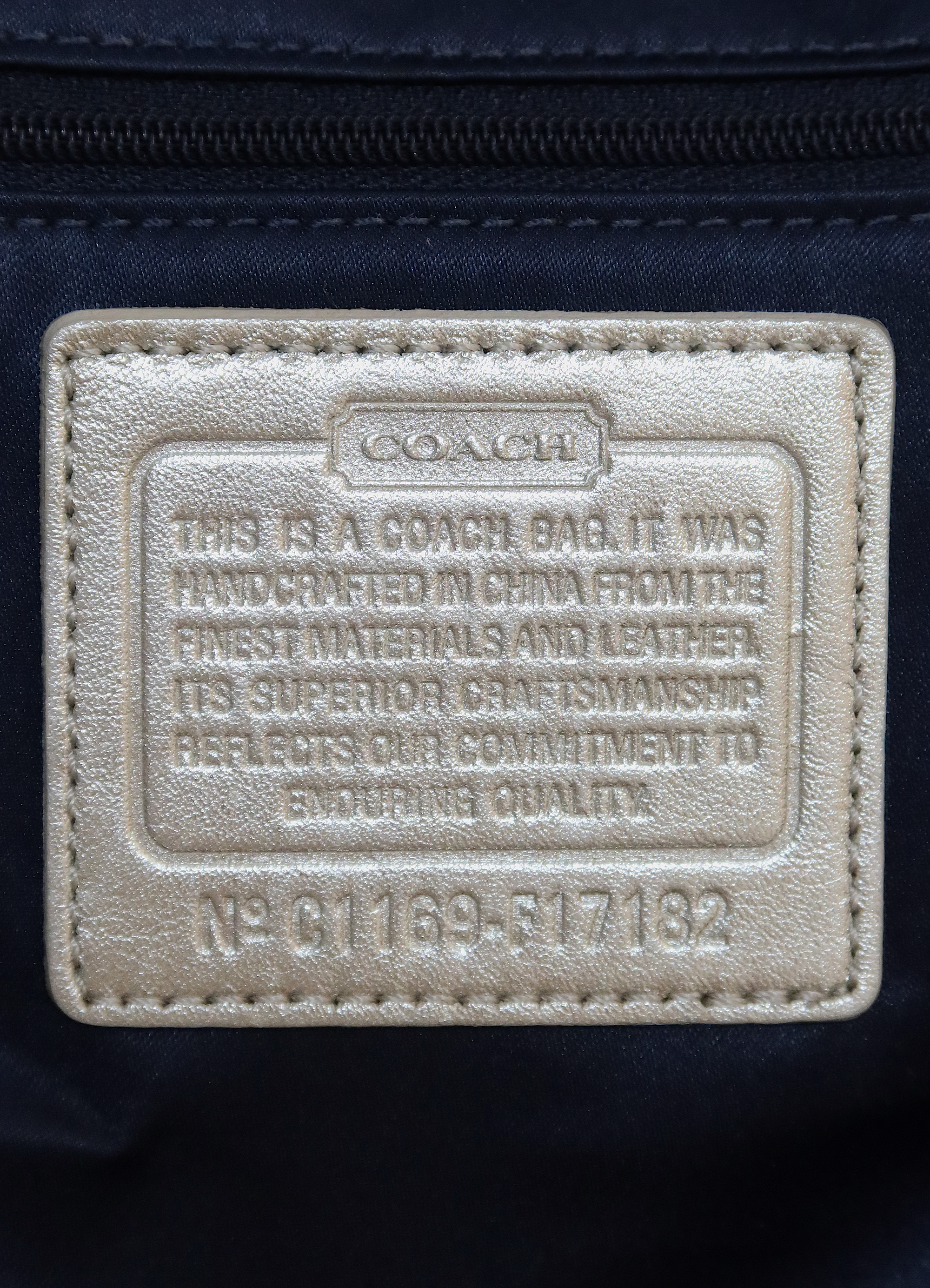 SIGNATURE DENIM PATCHWORK TOTE BAG
