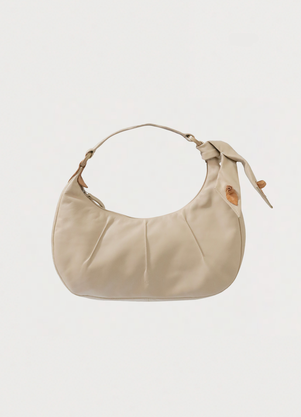 LE PILAGE ROSEAU KNOTTED HOBO BAG