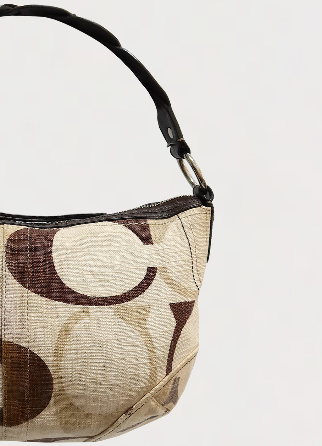 SIGNATURE CARLY TONAL HOBO BAG