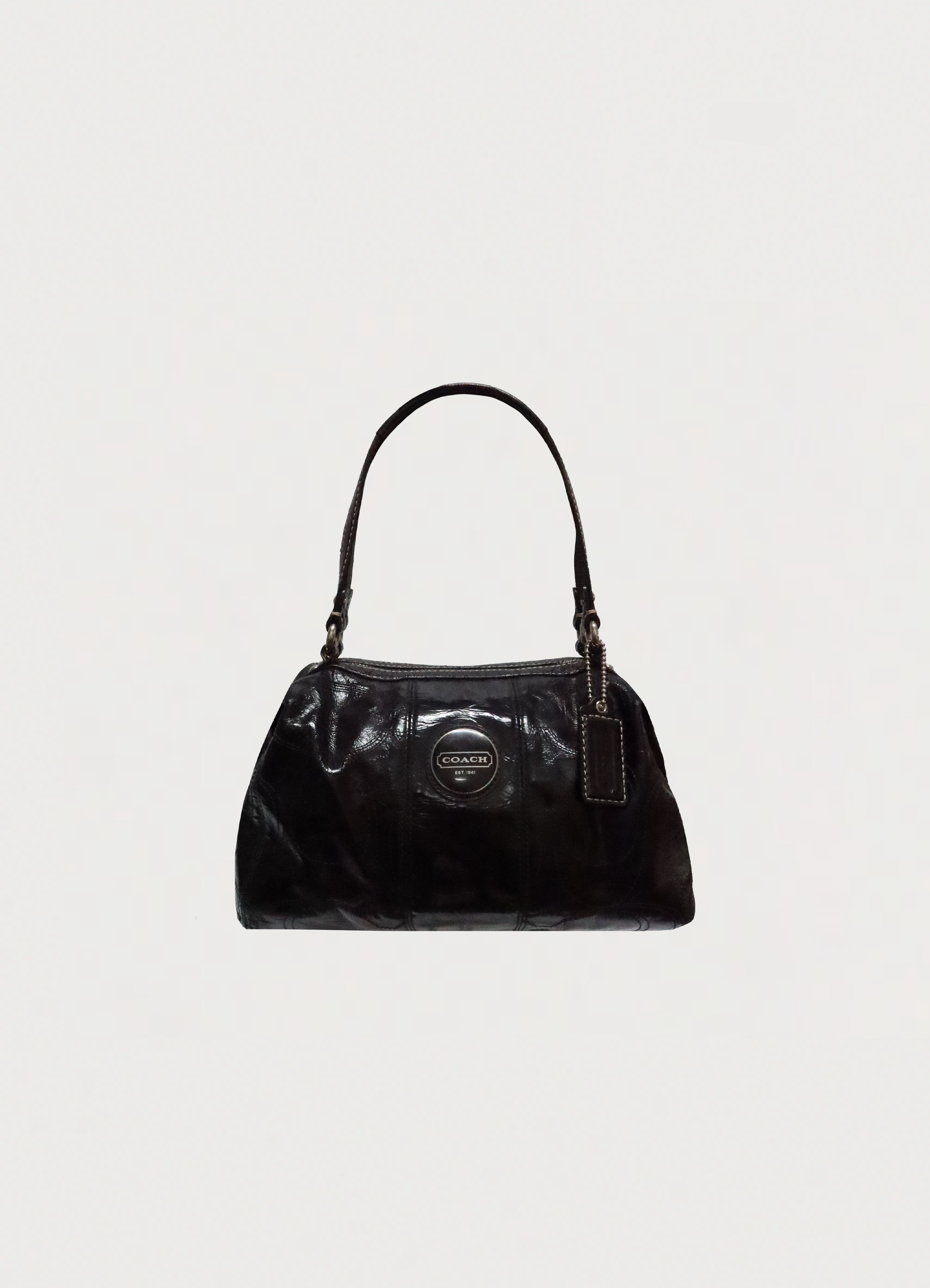 SIGNATURE STITCH BOSTON SHOULDER BAG