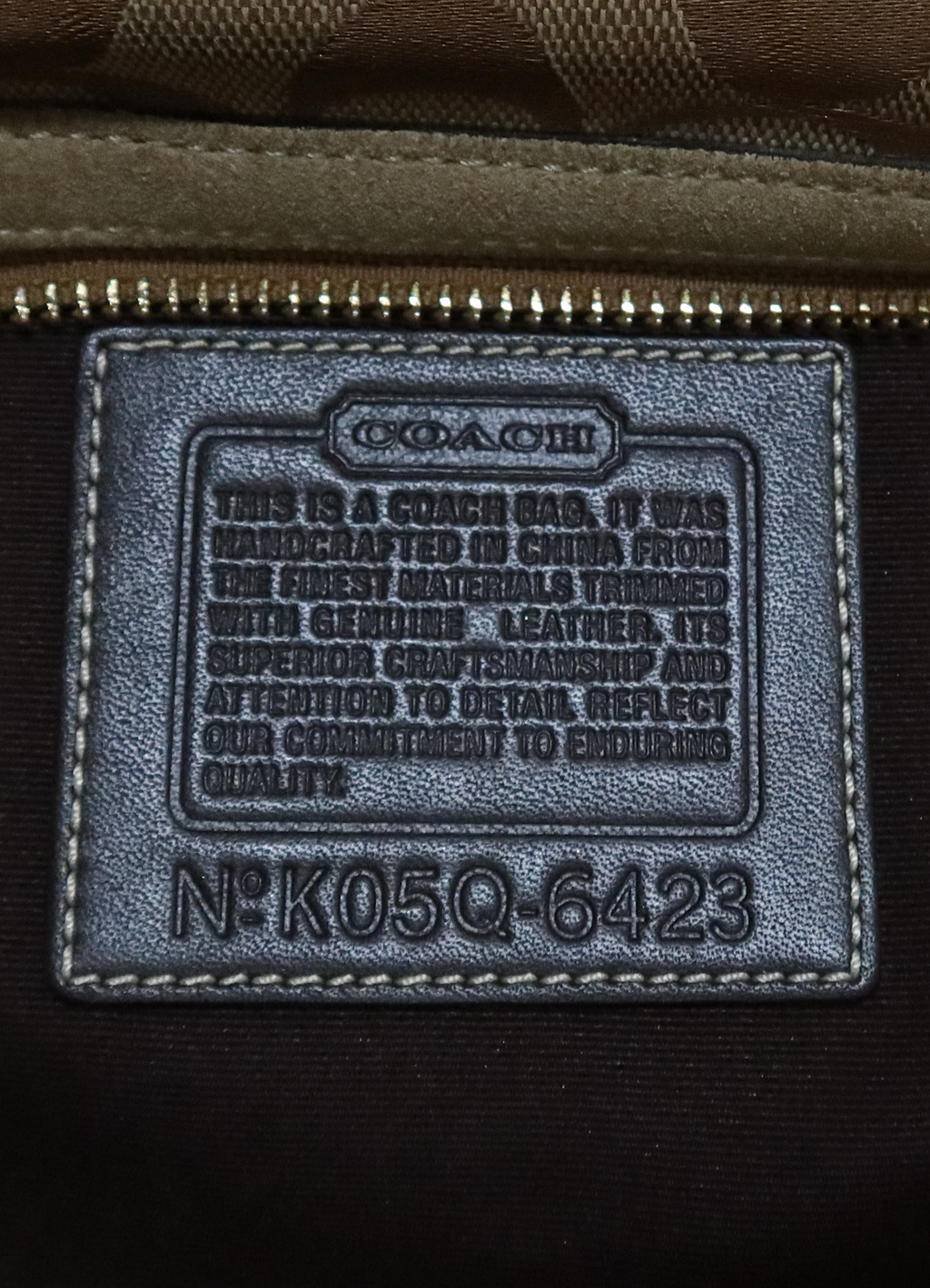 SOHO BUCKLE MONOGRAM SATCHEL BAG