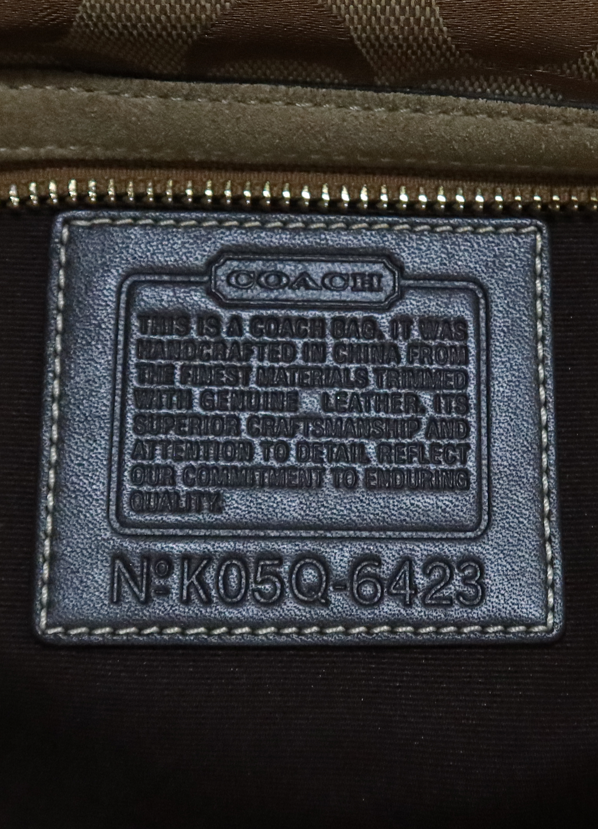 SOHO BUCKLE MONOGRAM SATCHEL BAG