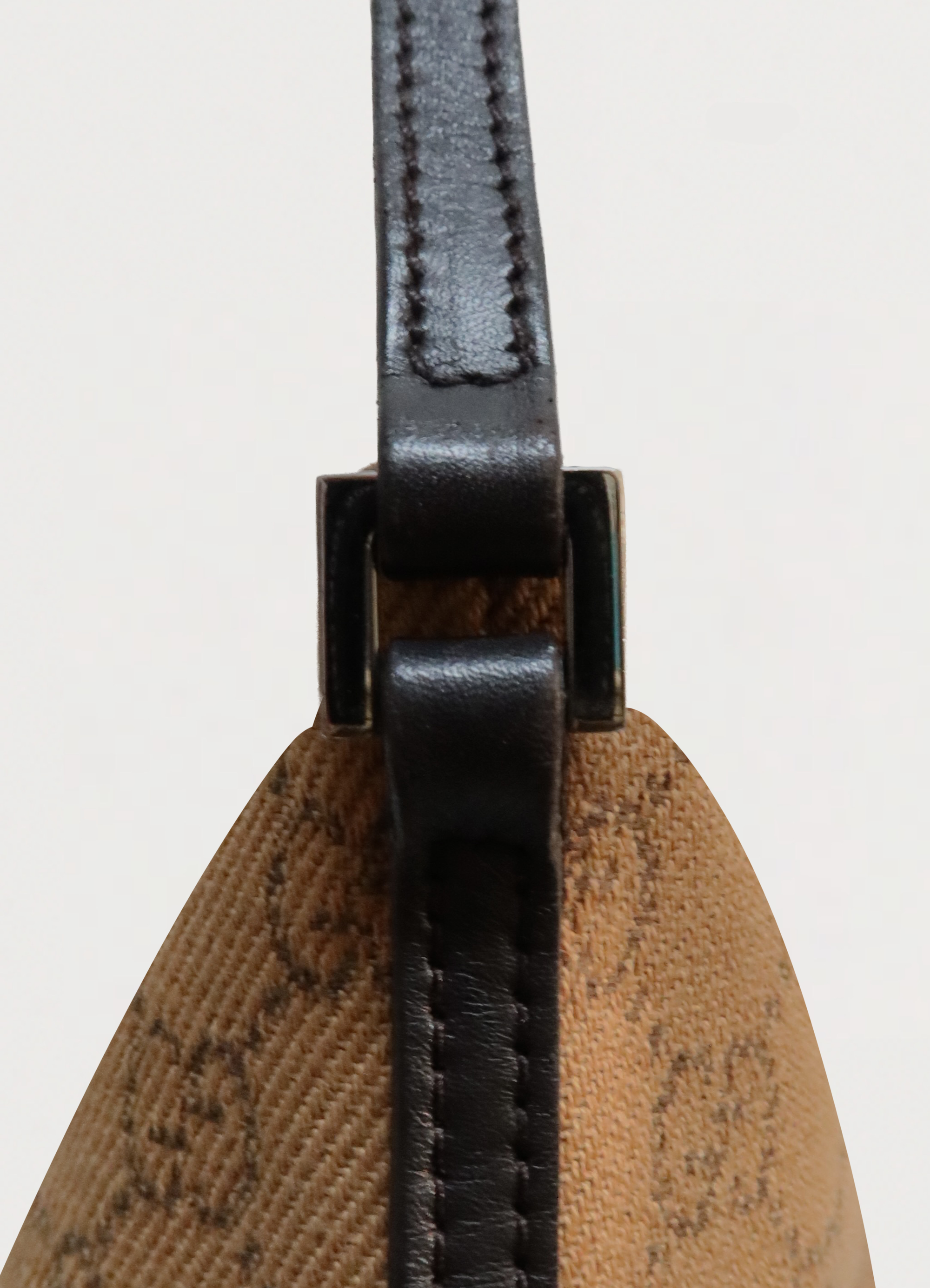 GG MONOGRAM BOAT BAGUETTE BAG
