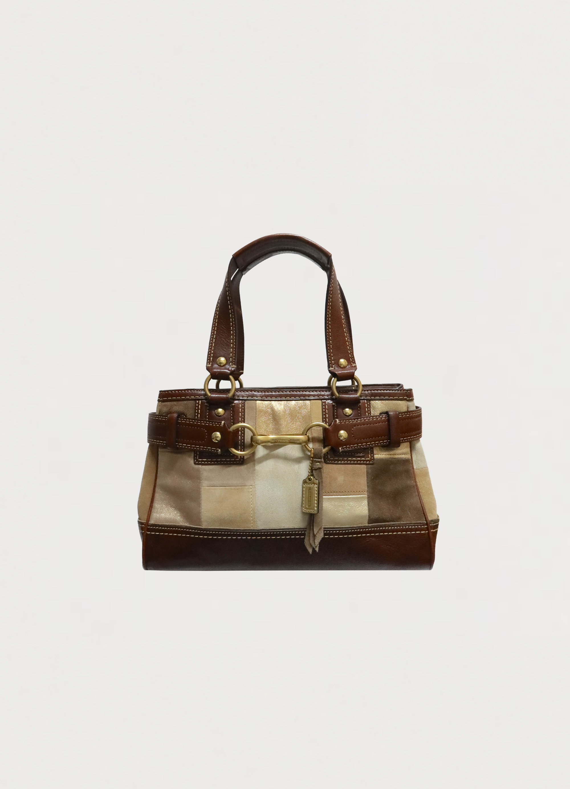 HAMPTONS MOSAIC PATCHWORK SHOULDER BAG