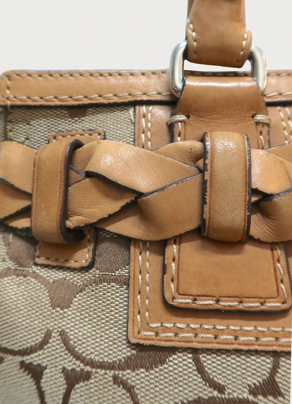 SIGNATURE HAMPTONS CARRYALL SATCHEL BAG