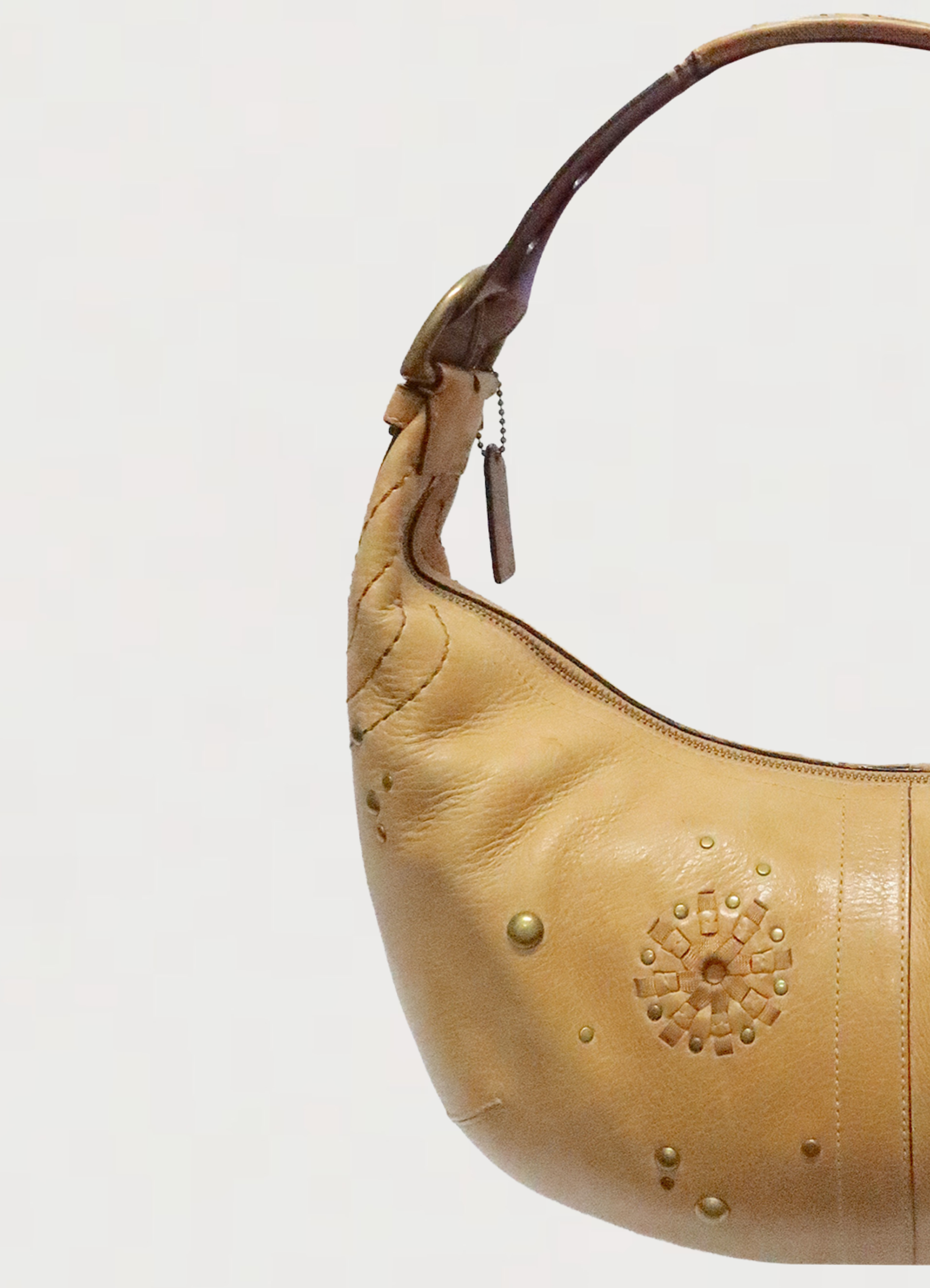 MIA STUDDED STARBURST HOBO SHOULDER BAG