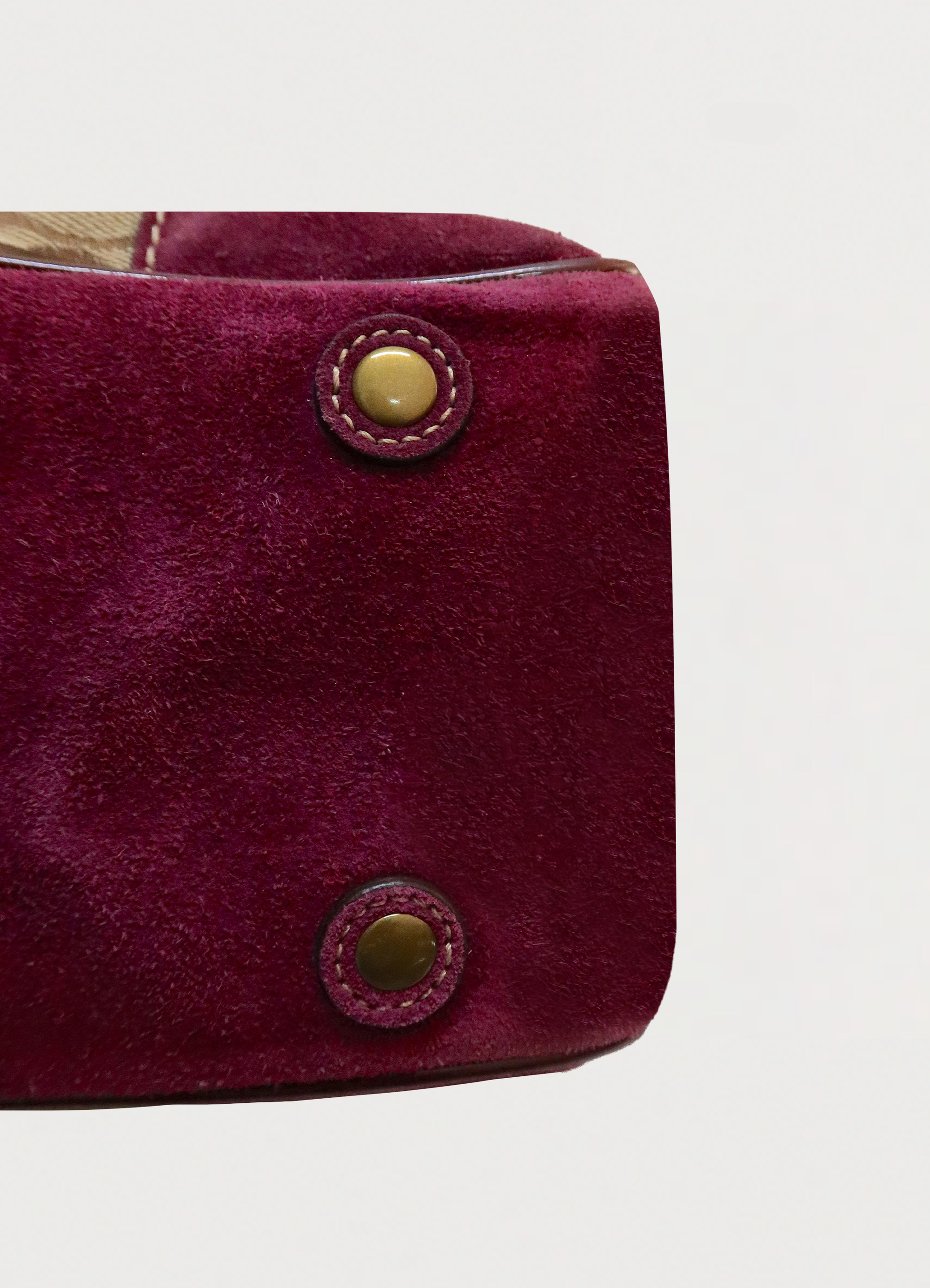 HAMPTONS SUEDE SIGNATURE TOTE BAG
