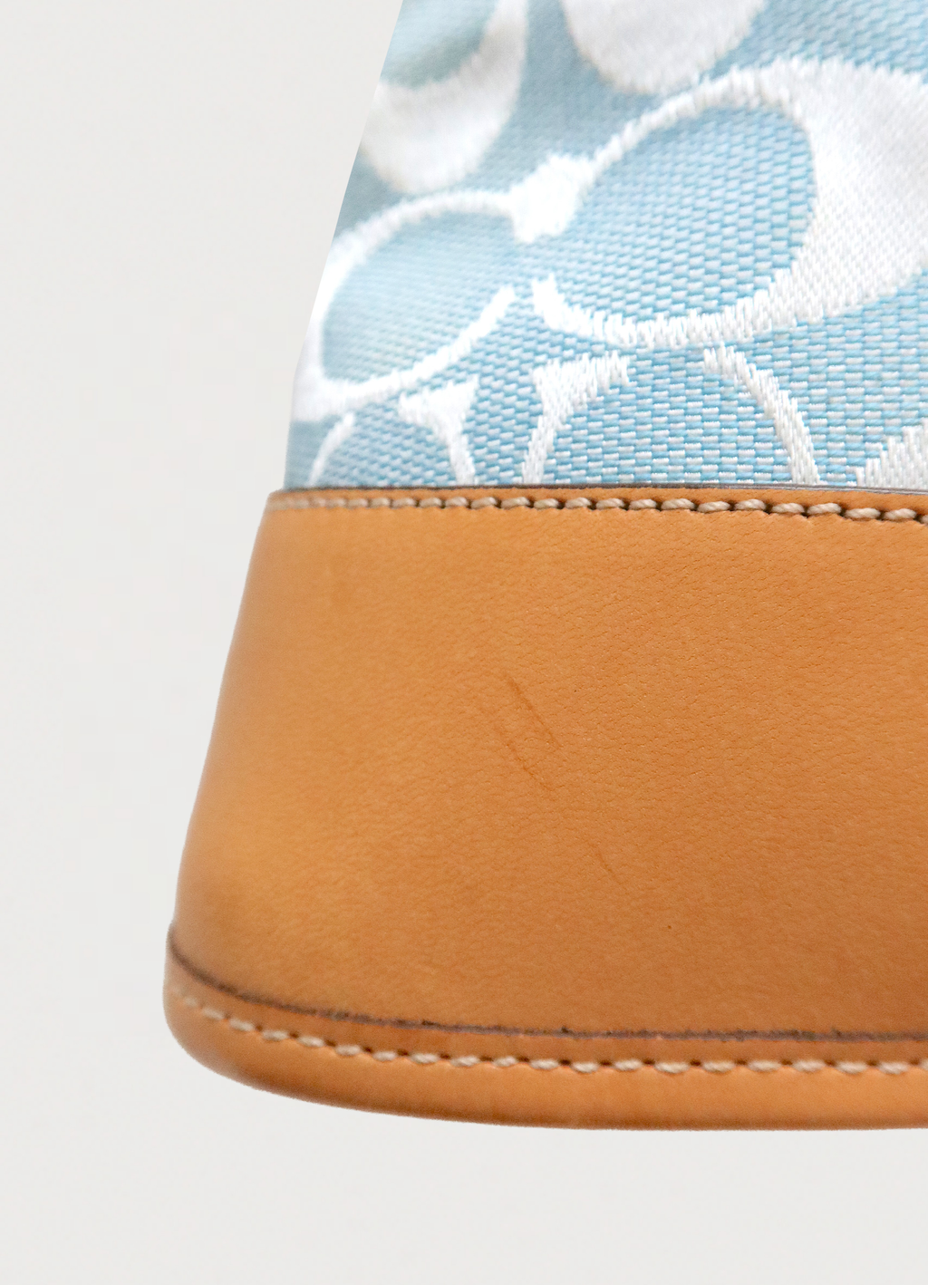 SIGNATURE CANVAS SATCHEL HANDBAG