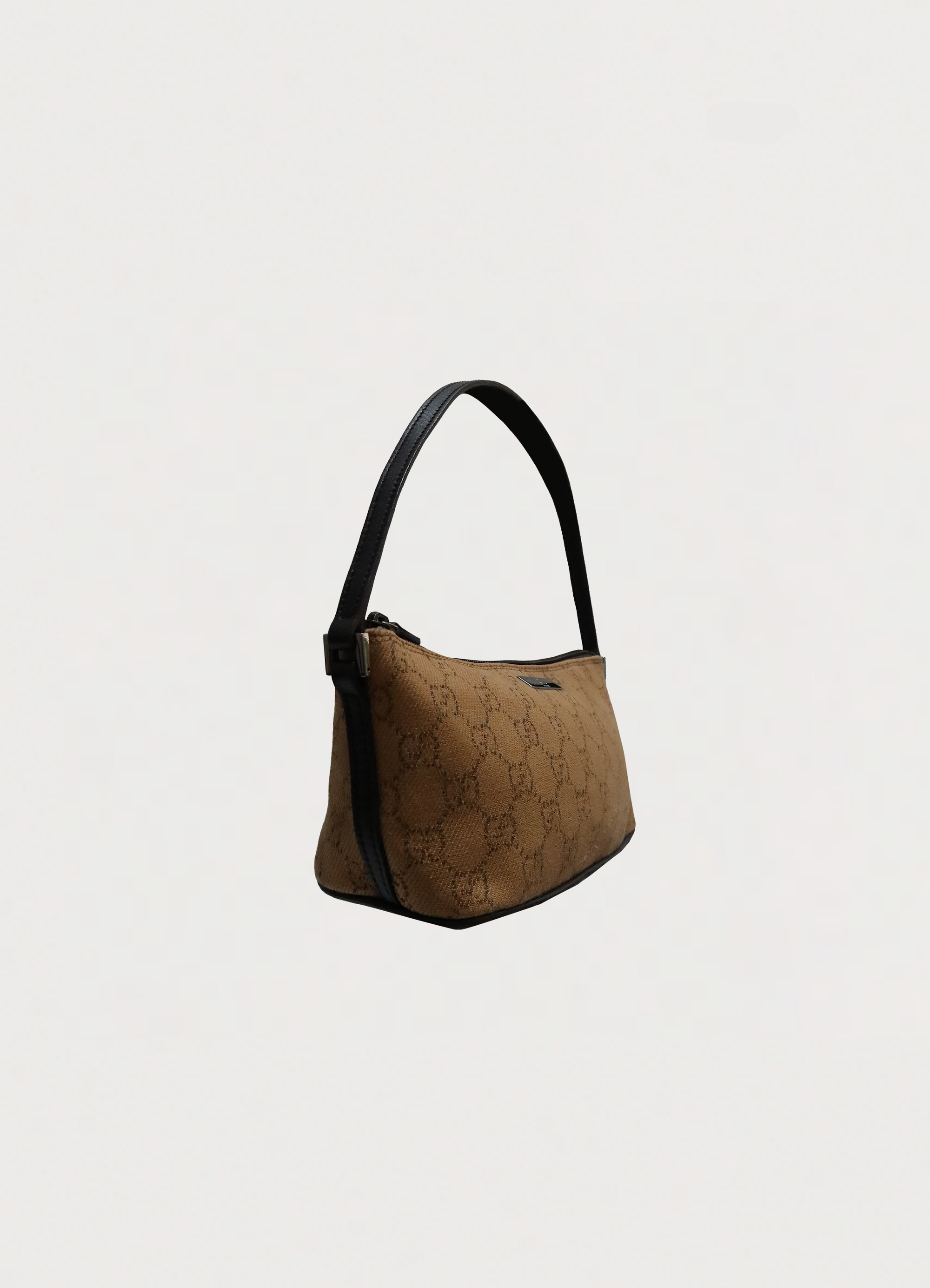 GG MONOGRAM BOAT BAGUETTE BAG
