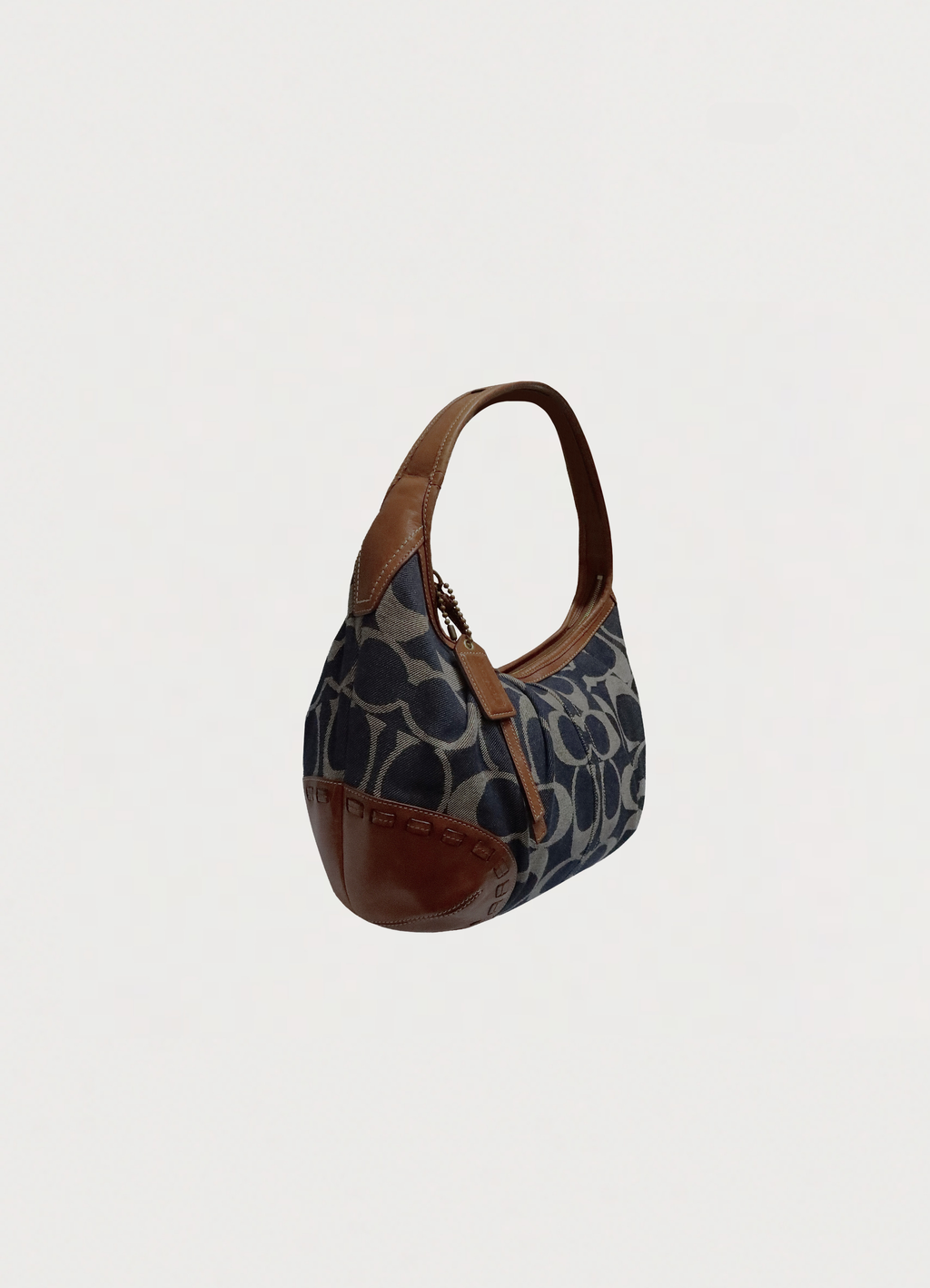 DENIM ERGO XL HOBO SHOULDER BAG