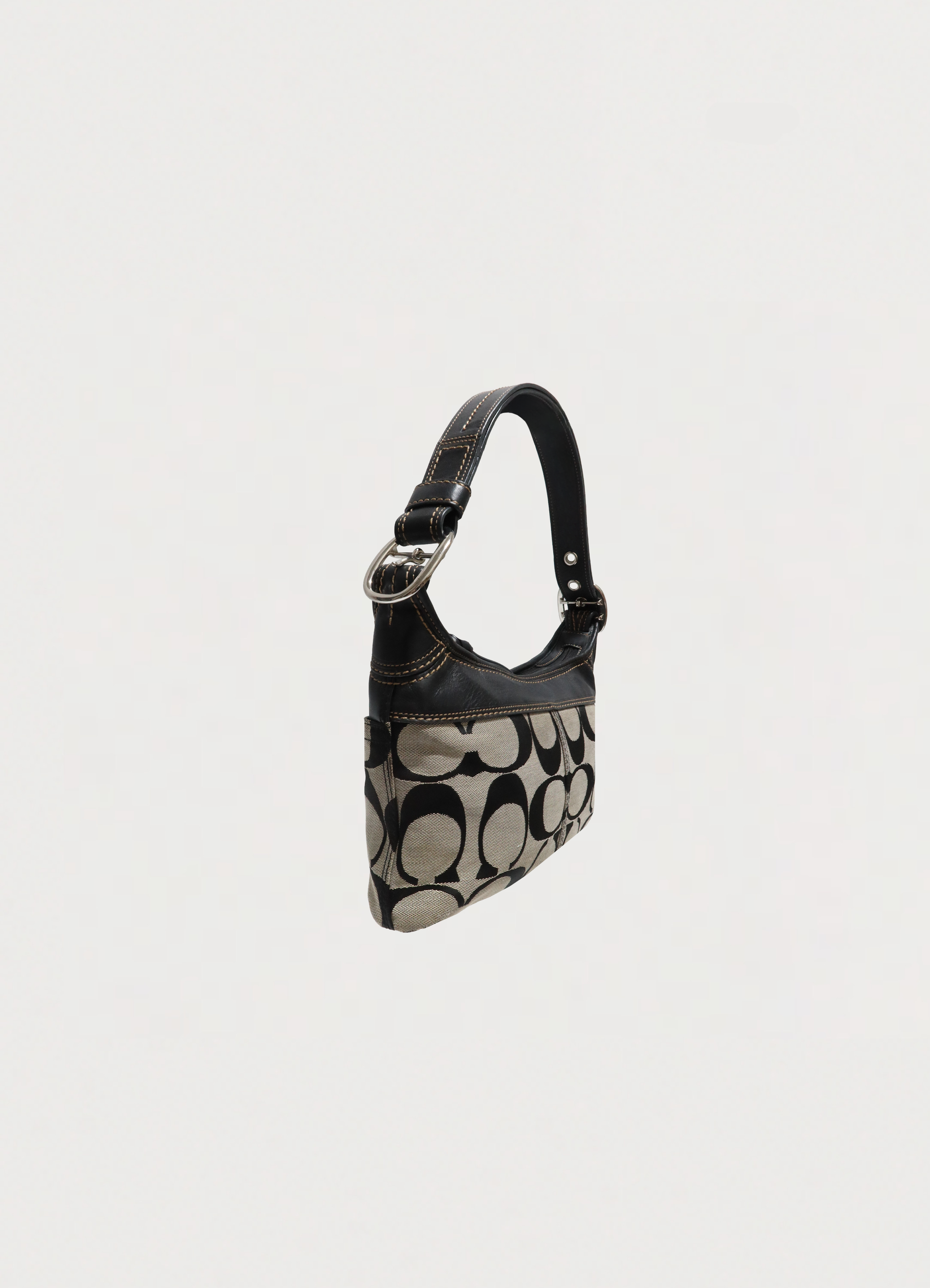 BLEECKER SIGNATURE CANVAS SHOULDER BAG