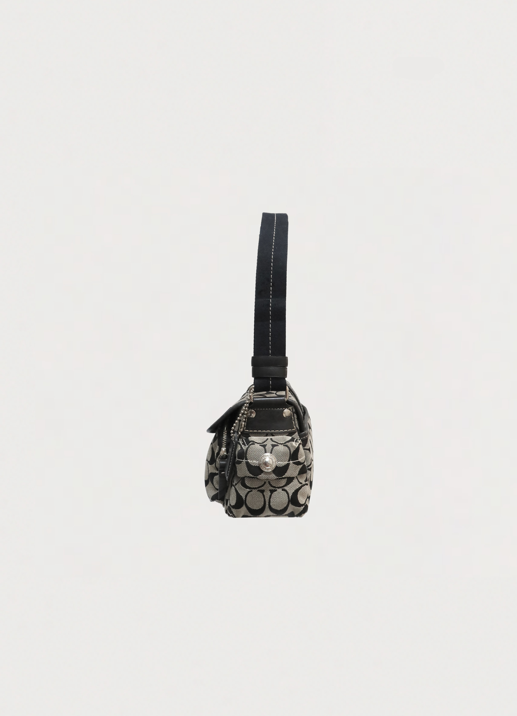 SIGNATURE POCKET SATCHEL SHOULDER BAG