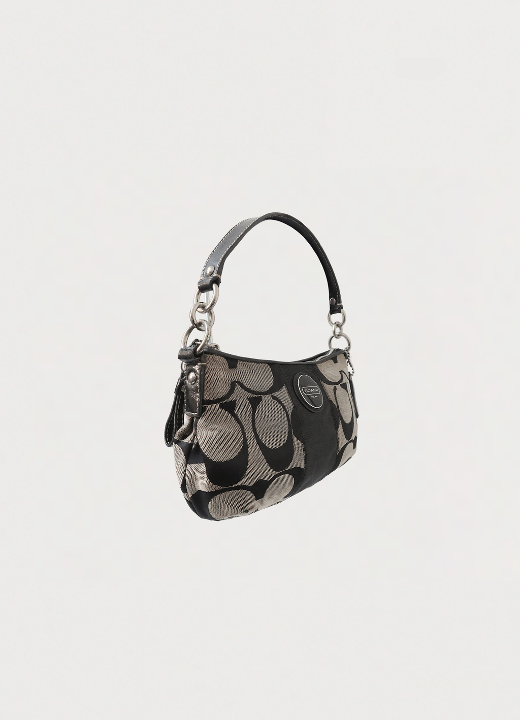 SIGNATURE STRIPE DEMI SHOULDER BAG