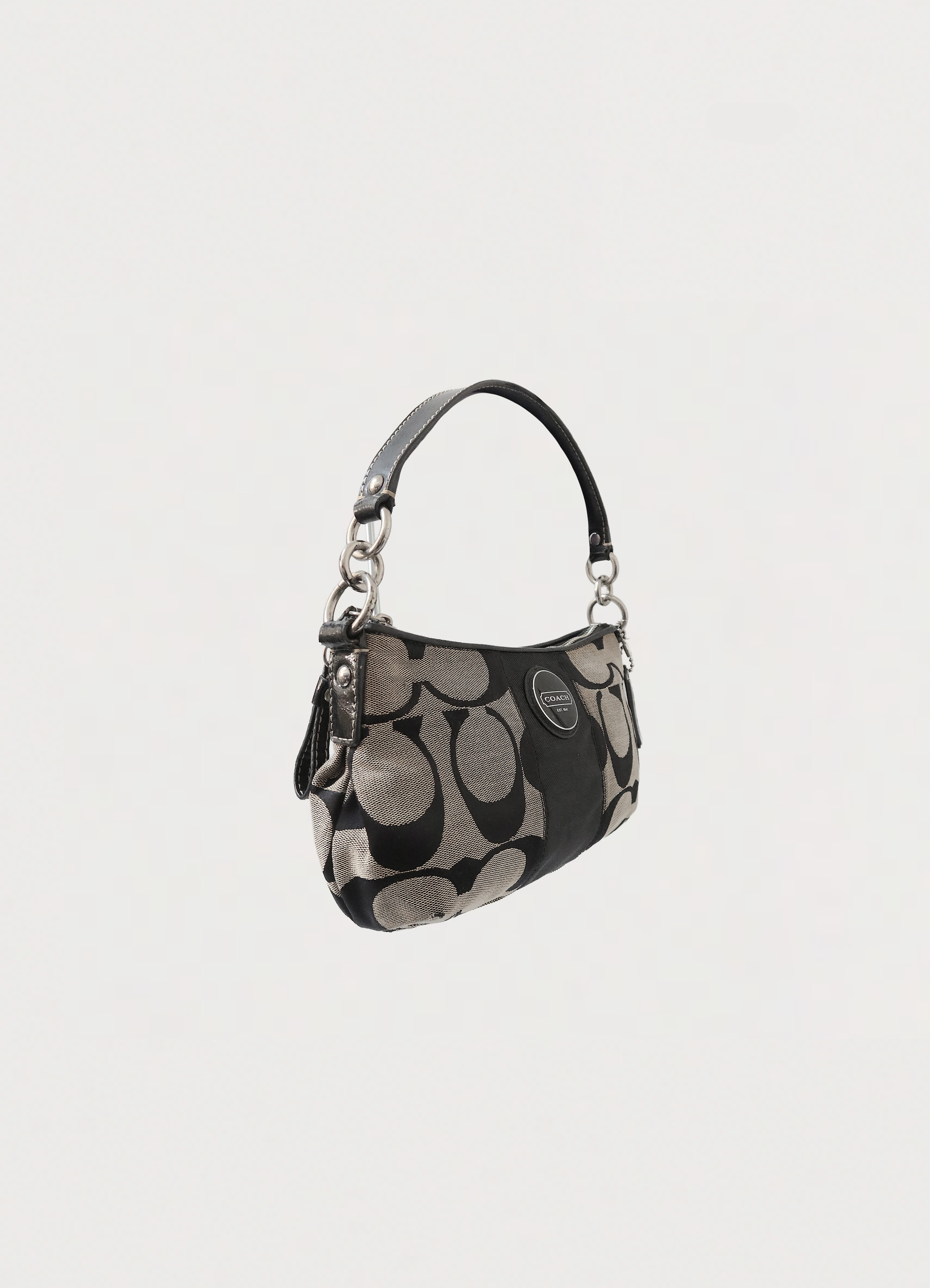 SIGNATURE STRIPE DEMI SHOULDER BAG