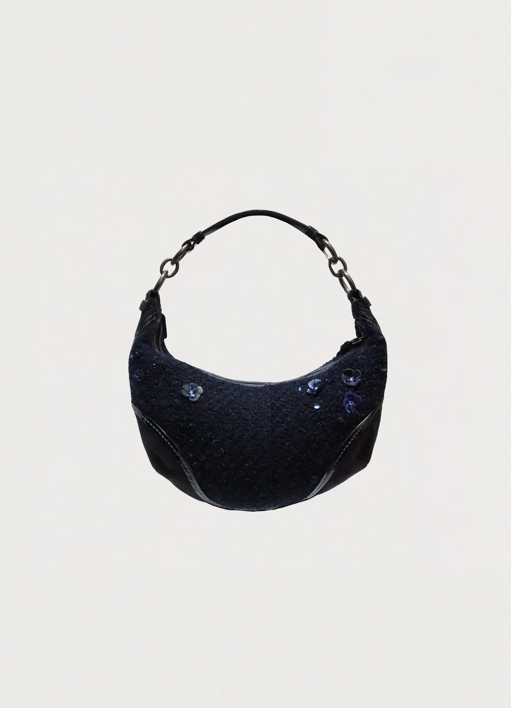 CHELSEA TWEED FLORAL HOBO BAG