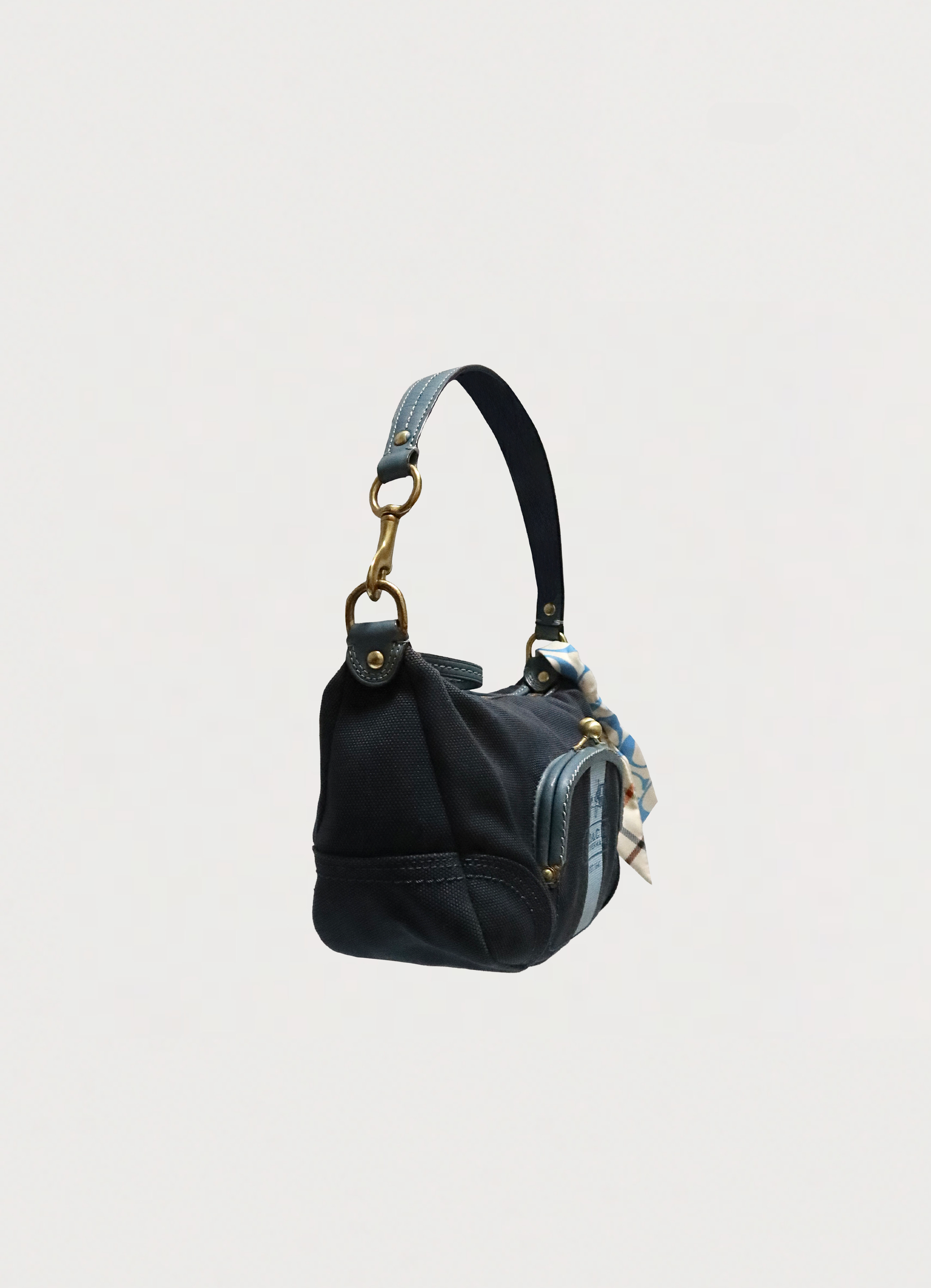 KISSLOCK POCKET STRIPE POCHETTE BAG