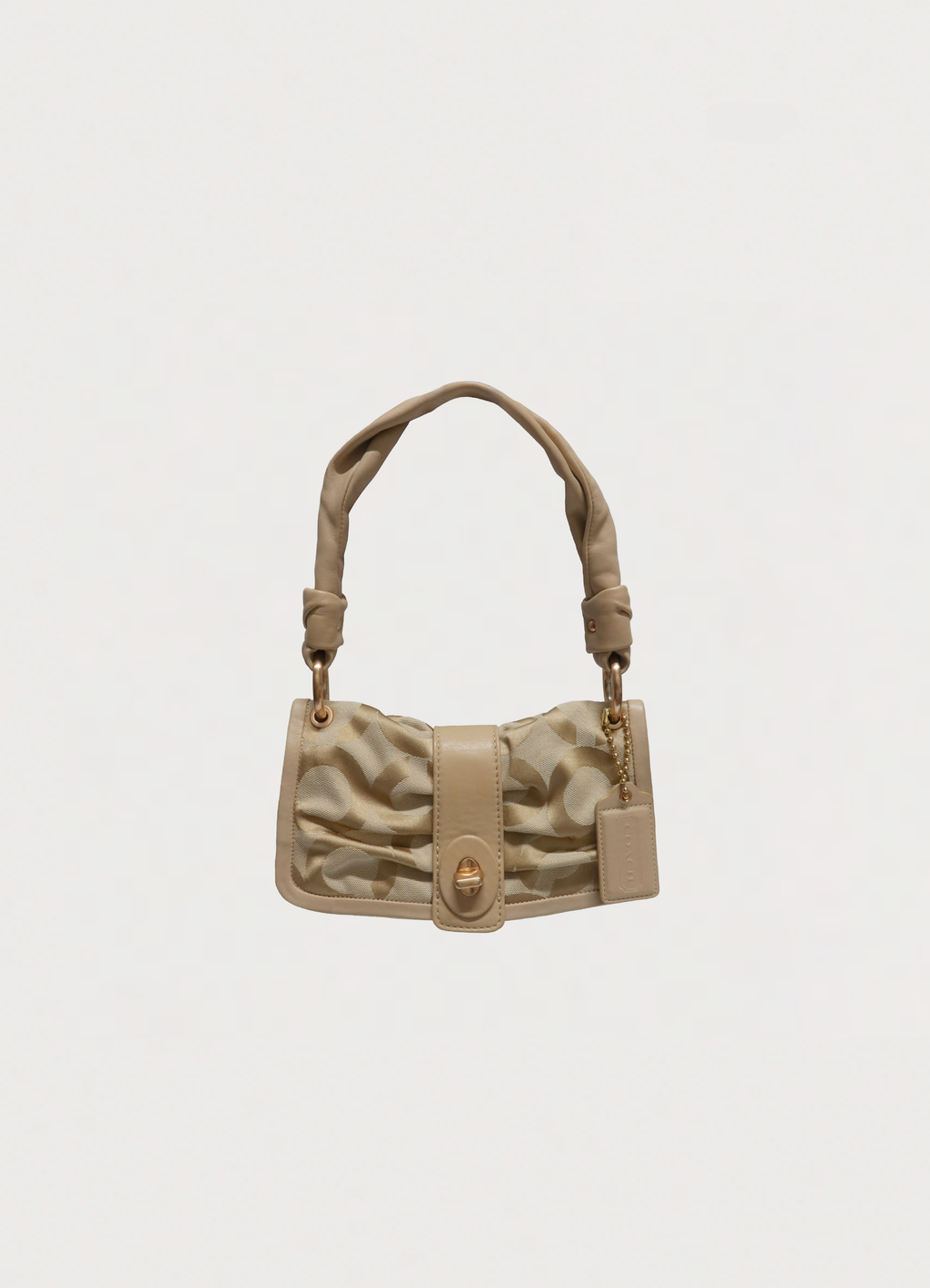 BOW PARKER OP ART FLAP SHOULDER BAG