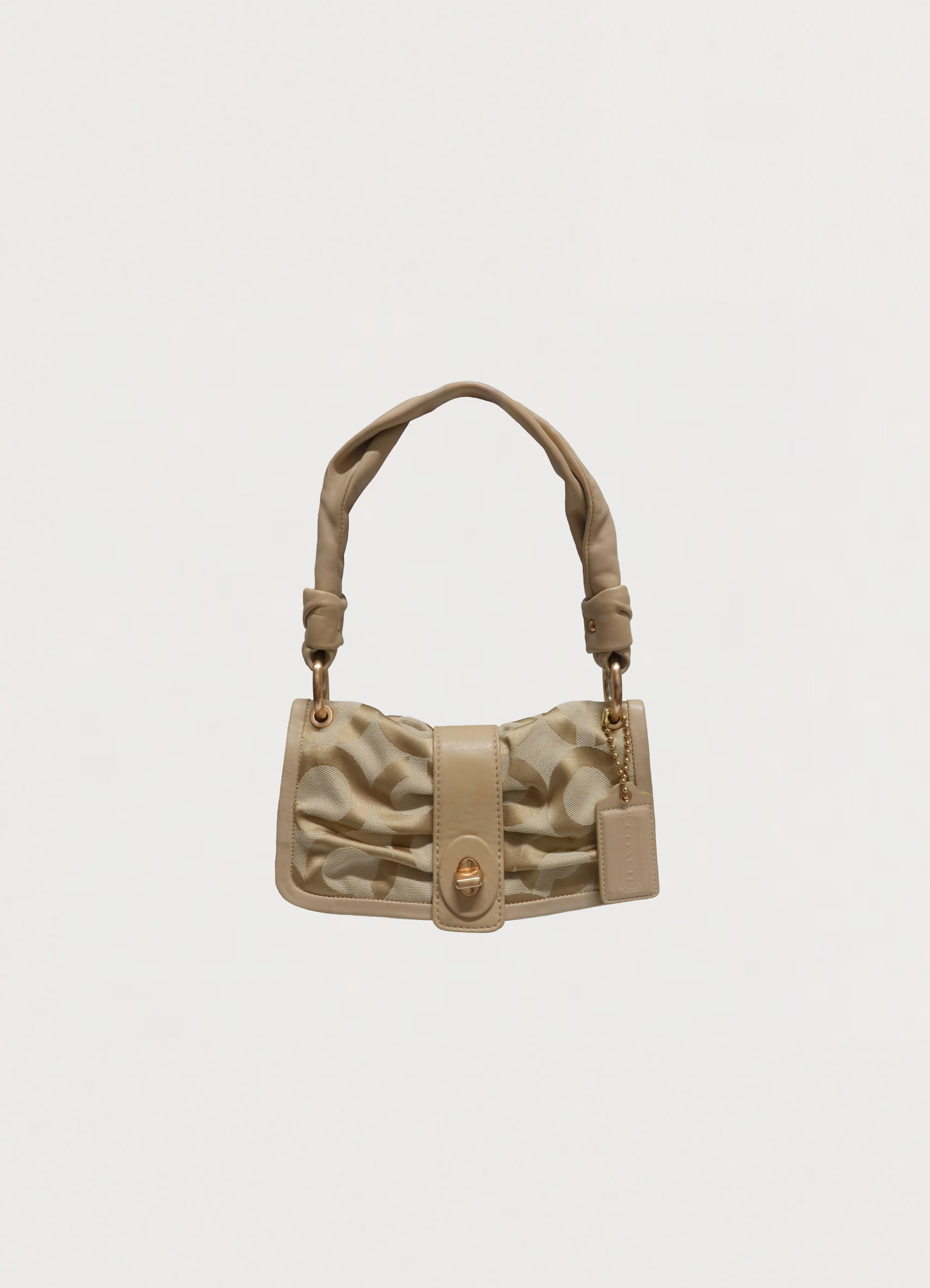 BOW PARKER OP ART FLAP SHOULDER BAG