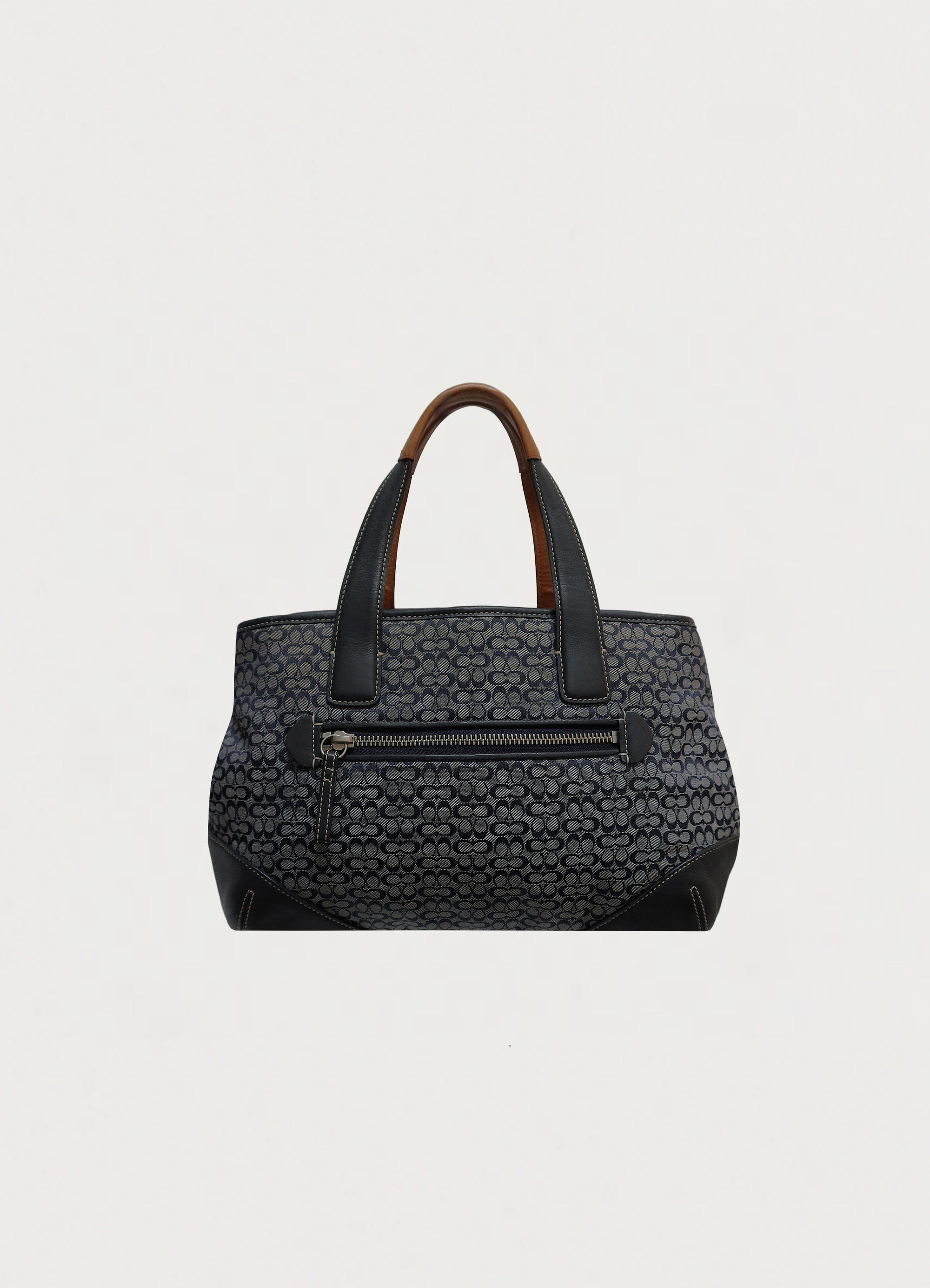 SIGNATURE JACQUARD HOBO SHOULDER BAG