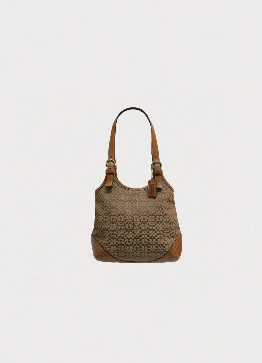 MINI C SIGNATURE SLIM HOBO BAG