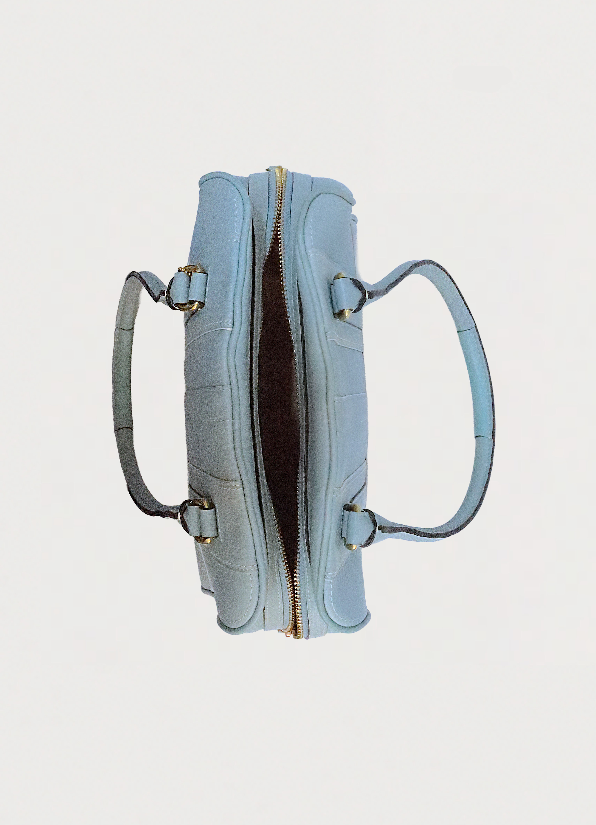 HAMPTONS PEBBLED LEATHER SATCHEL BAG
