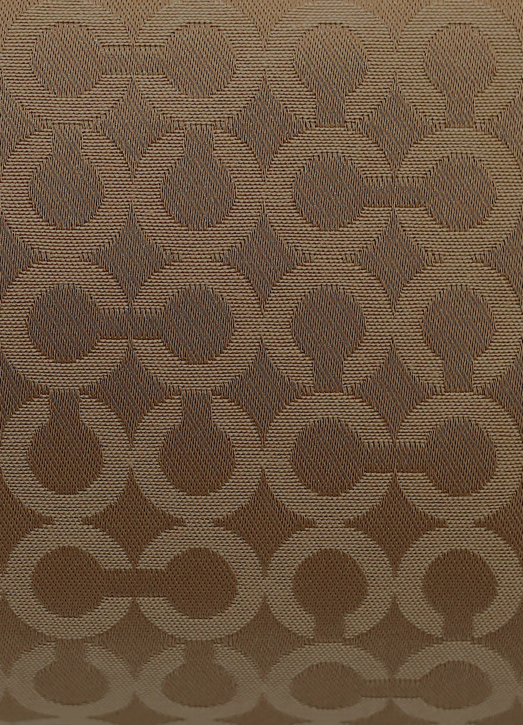 Vintage coach purple mixed op art monogram pochette bag showing print