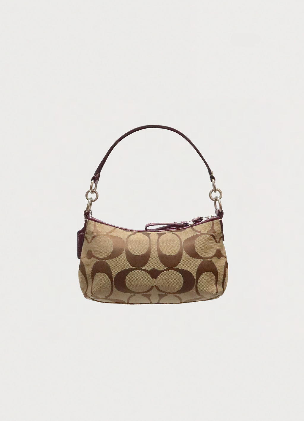 SIGNATURE STRIPE DEMI SHOULDER BAG