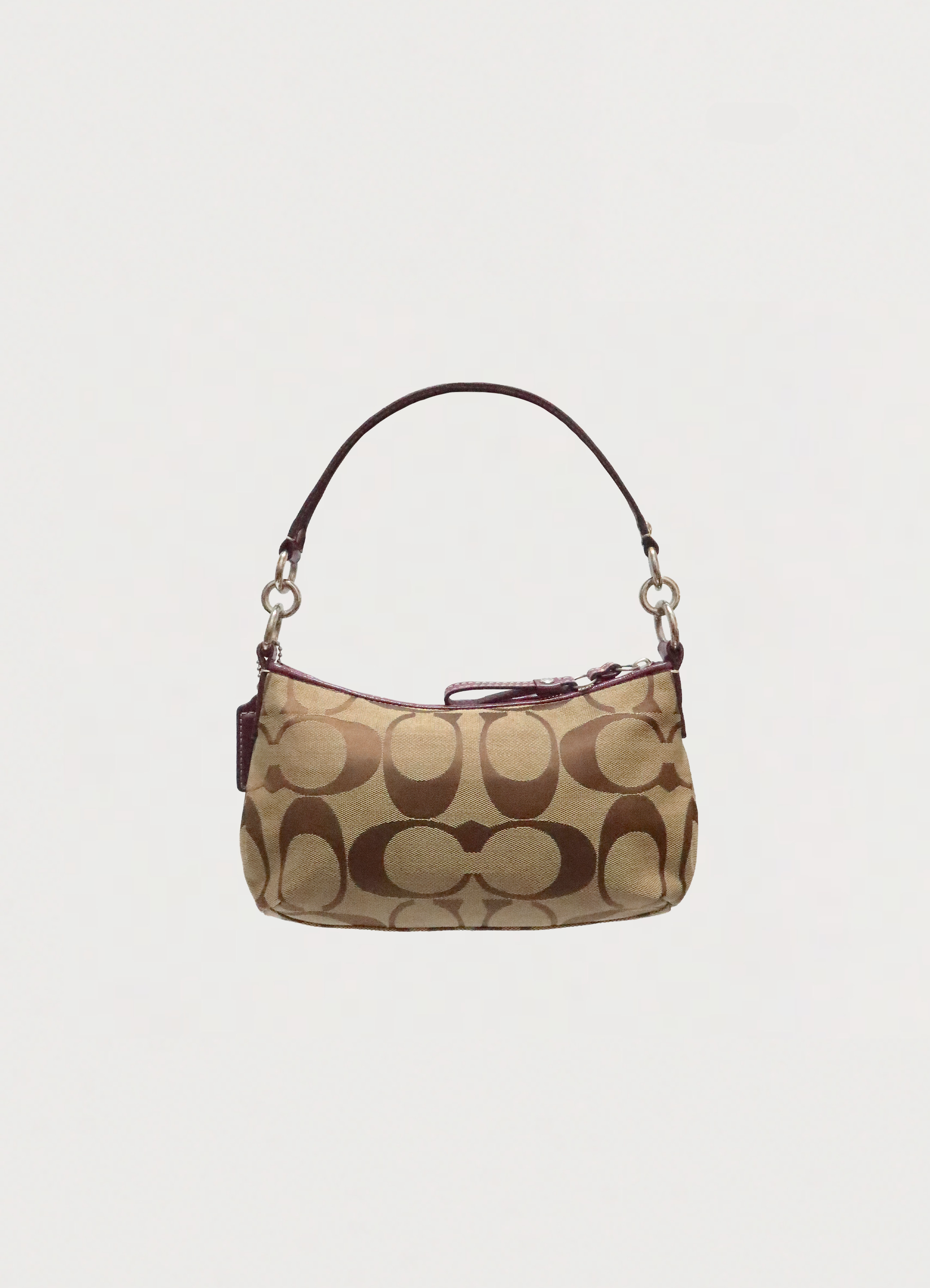 SIGNATURE STRIPE DEMI SHOULDER BAG