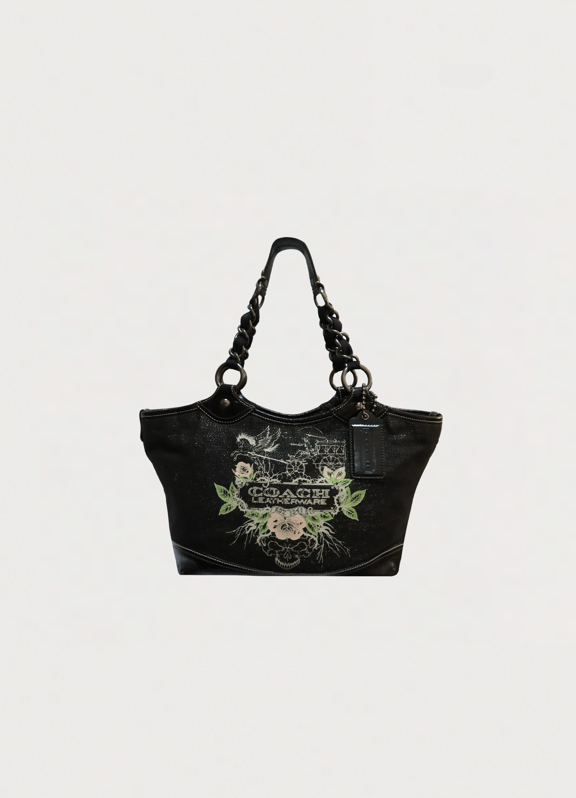 TATTOO PEGASUS TOTE SHOULDER BAG