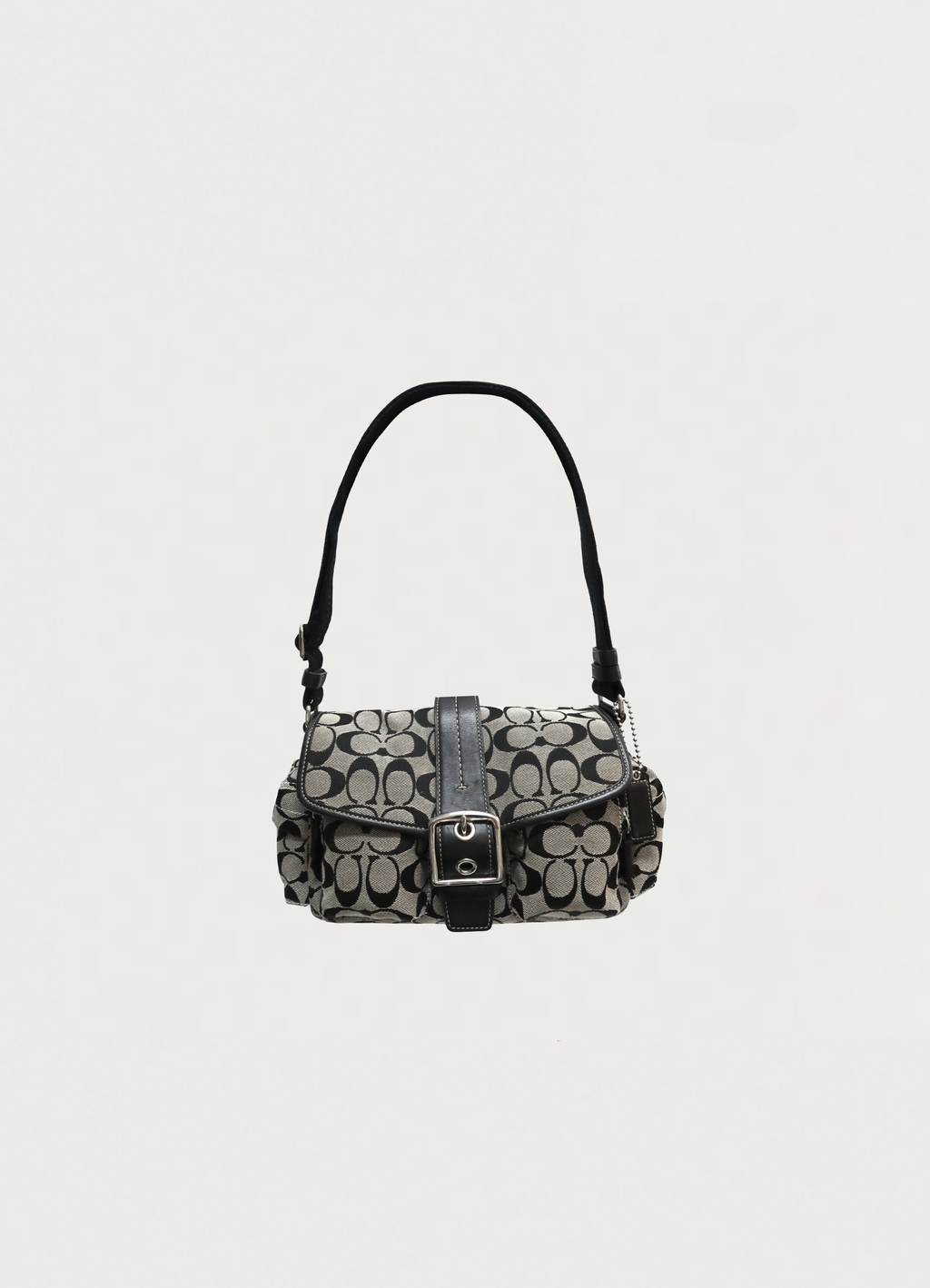SIGNATURE POCKET SATCHEL SHOULDER BAG