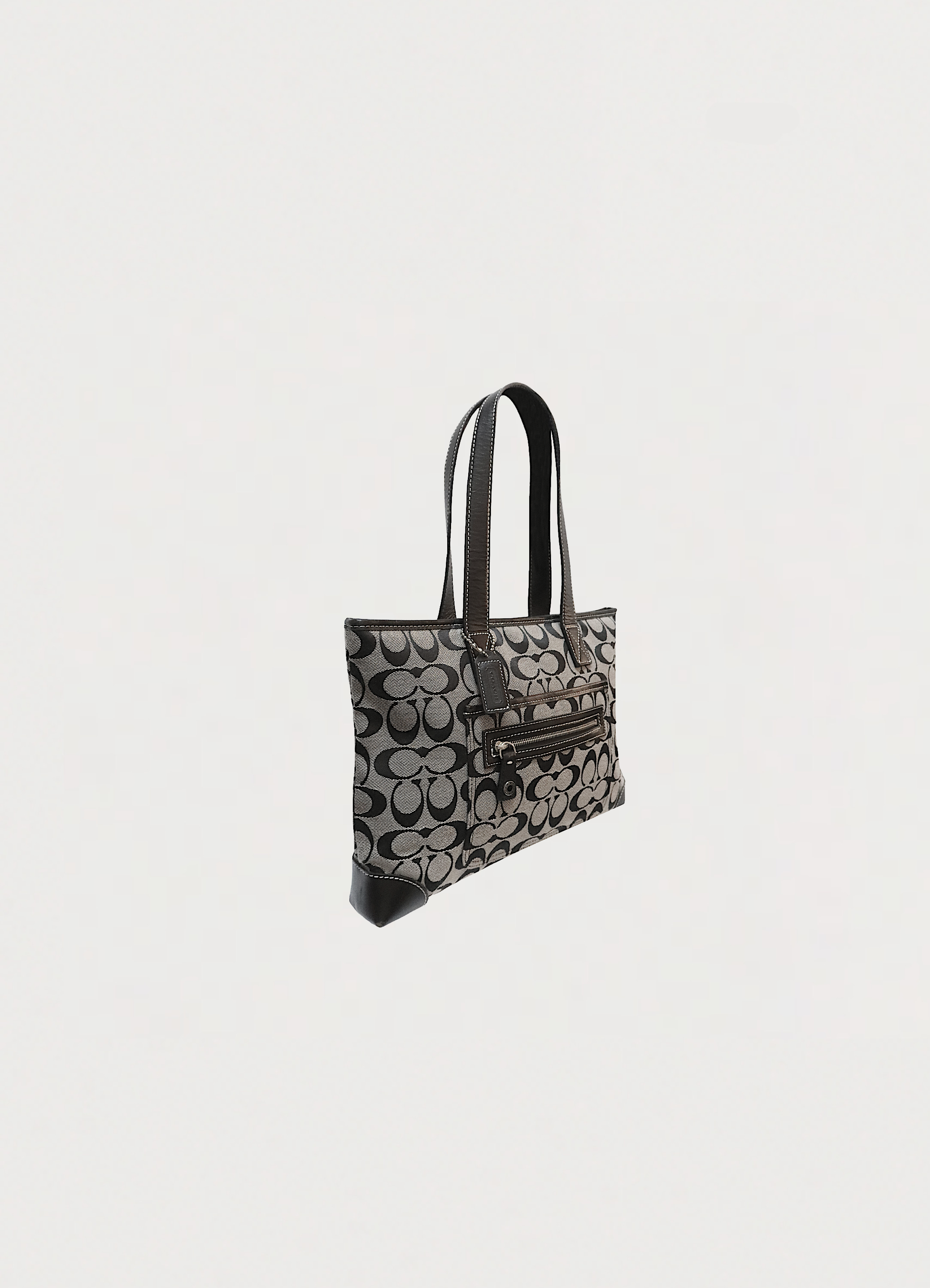 SIGNATURE ZIP TOTE BAG